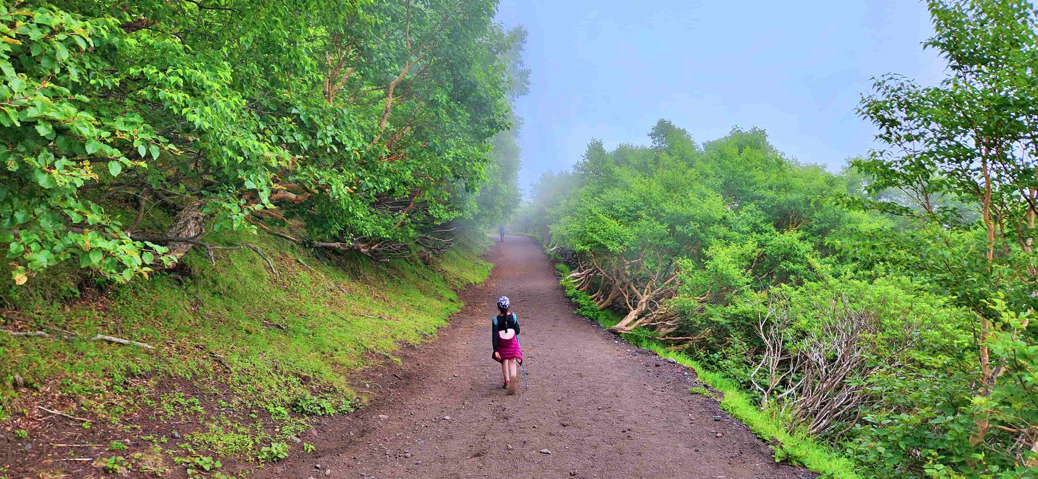 Descent near Mt Fuji 6th Station, Yoshida Trail