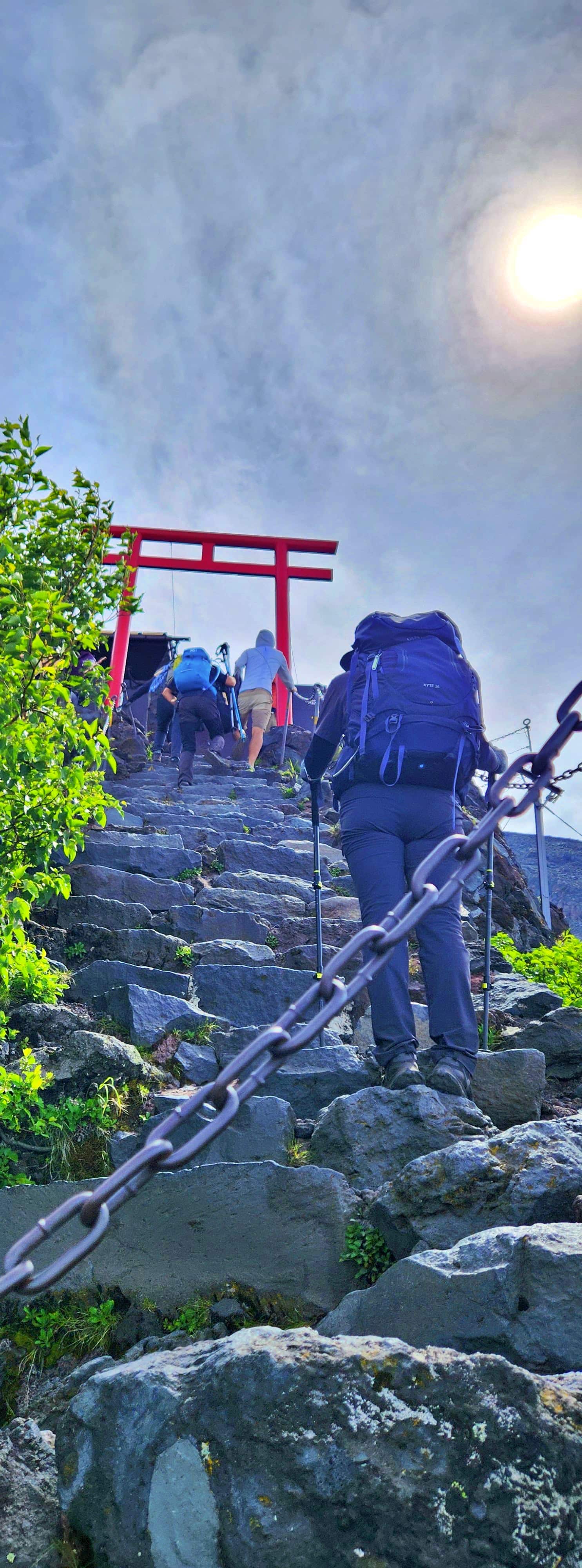 Towards the Torii-so Mountain Hut, Mt Fuji