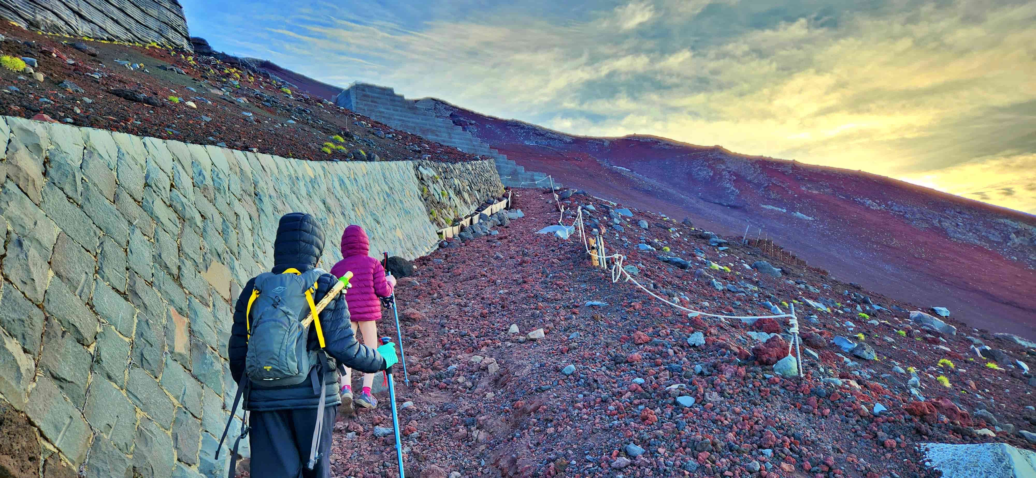 Almost close to the Original 8th Station, Mt Fuji