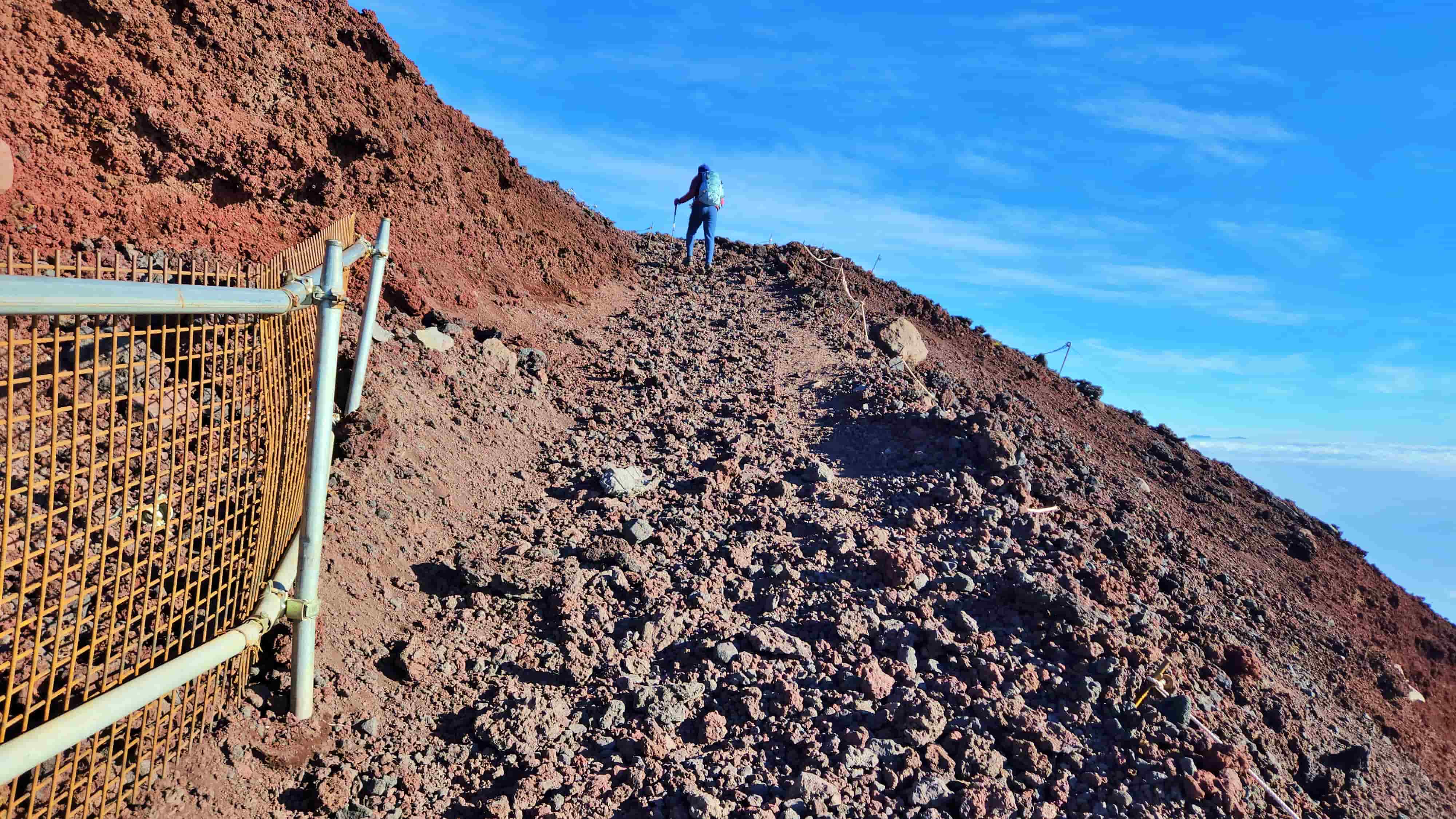 Volcanic Gravel above 8.5th Station, Mt Fuji