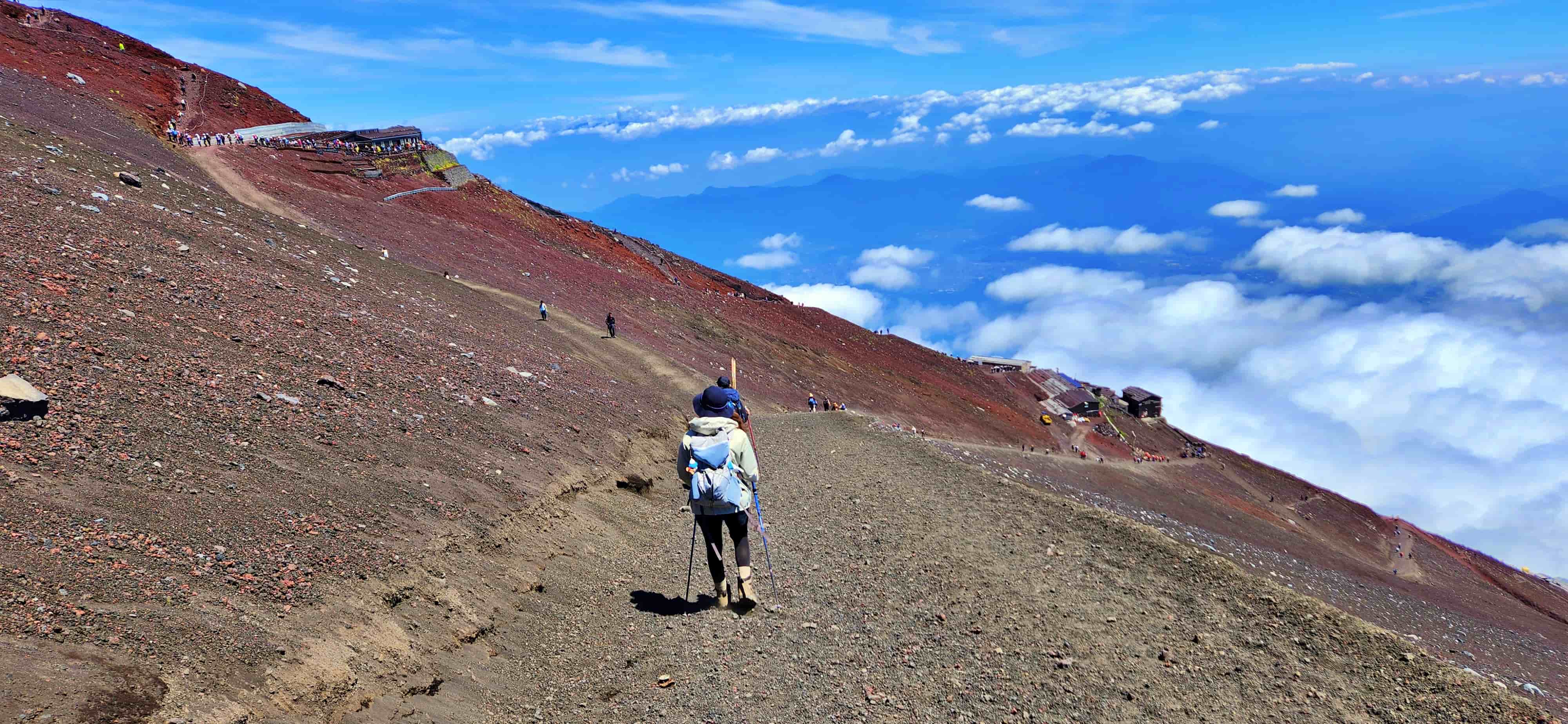 Yoshida and Subashiri Descent Trail, Mt Fuji