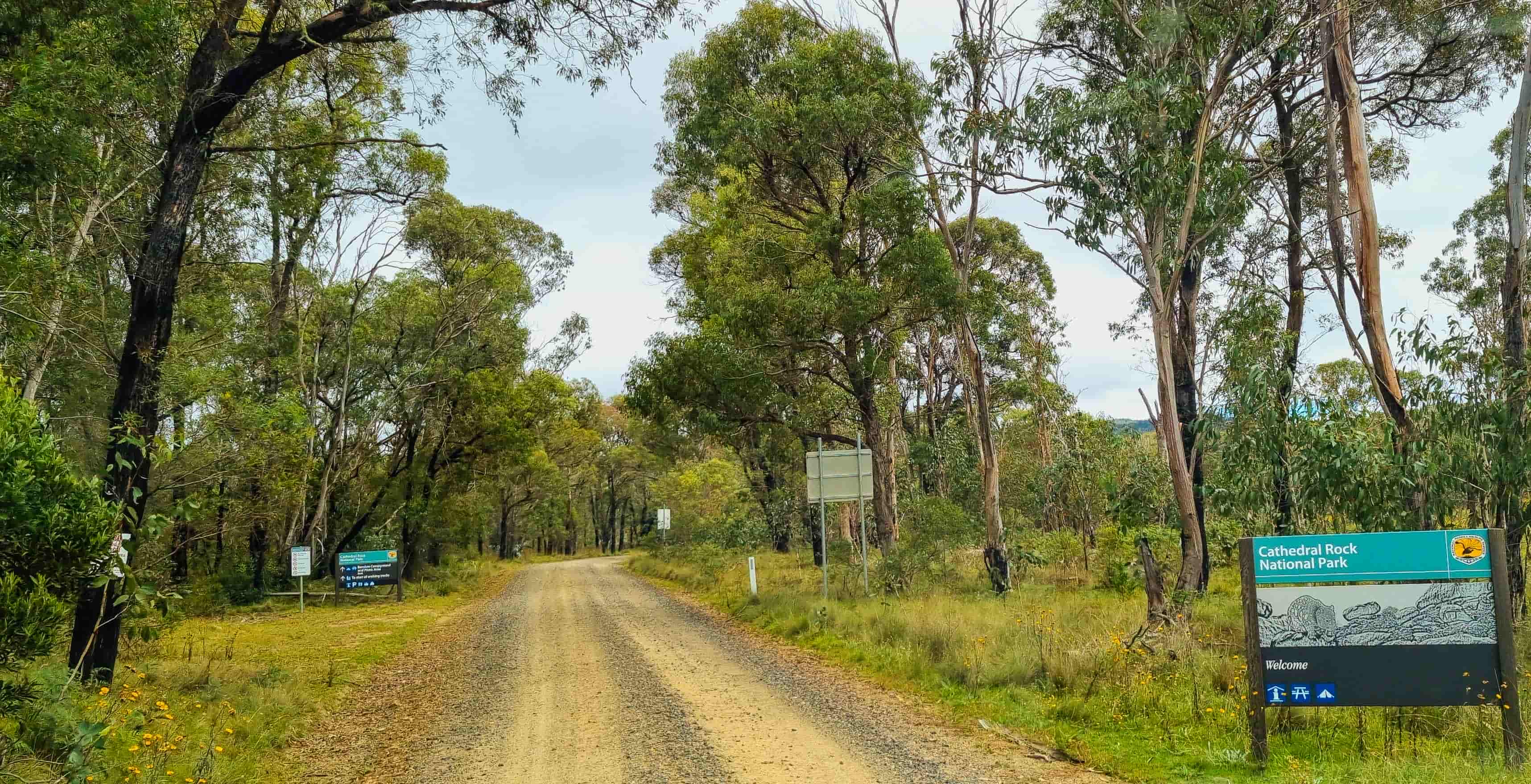 Unsealed Road at Cathedral Rock National Park, Ebor