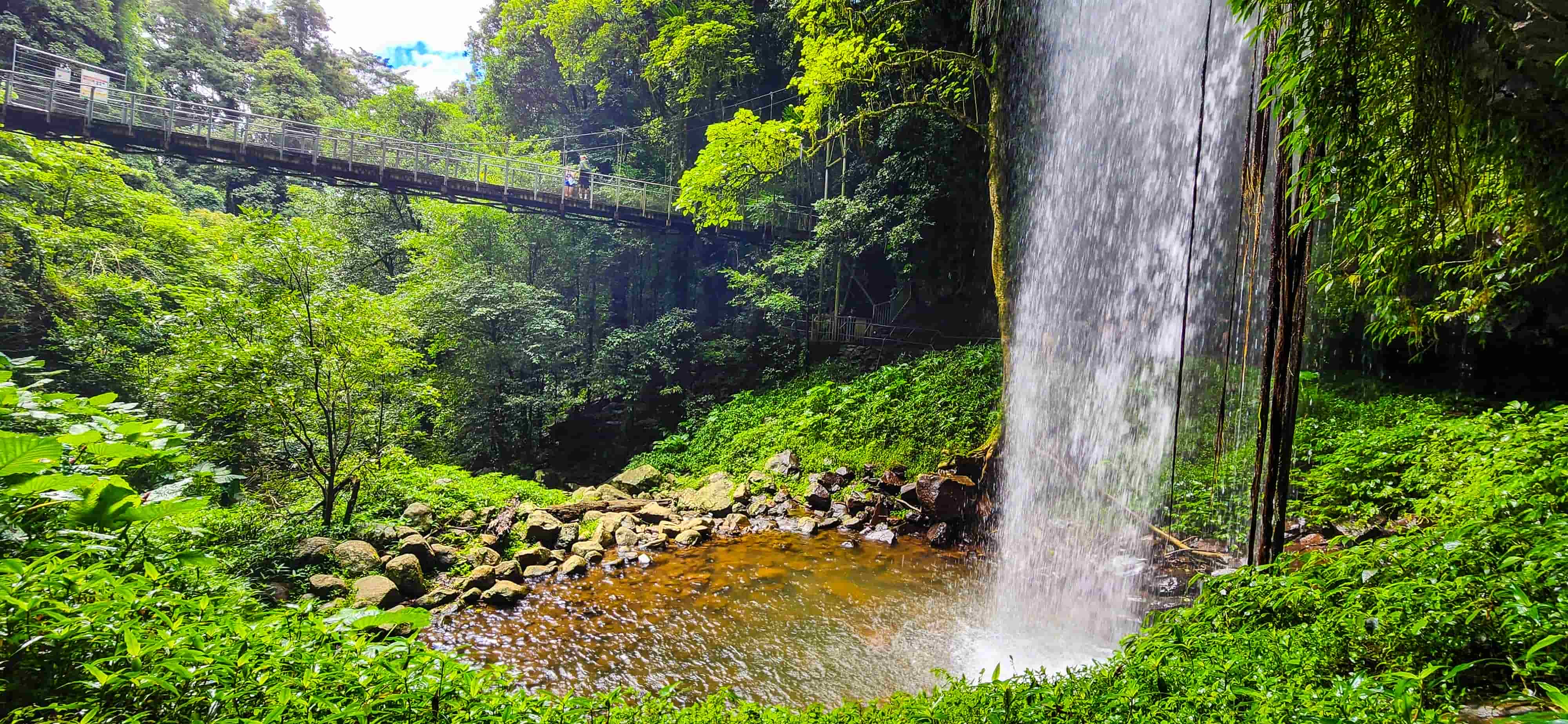 Inside Crystal Shower Falls