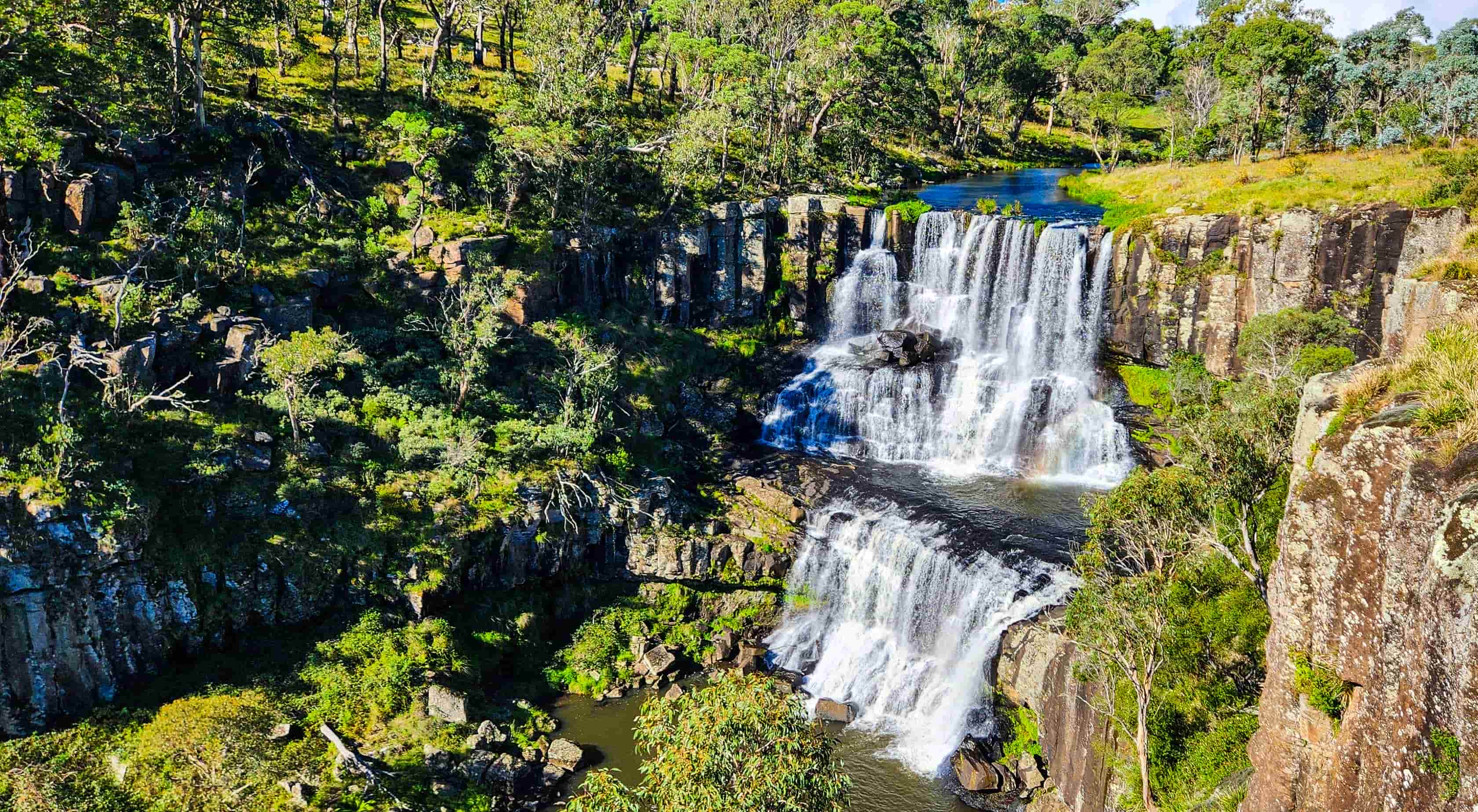 Ebor Falls from middle viewing platform