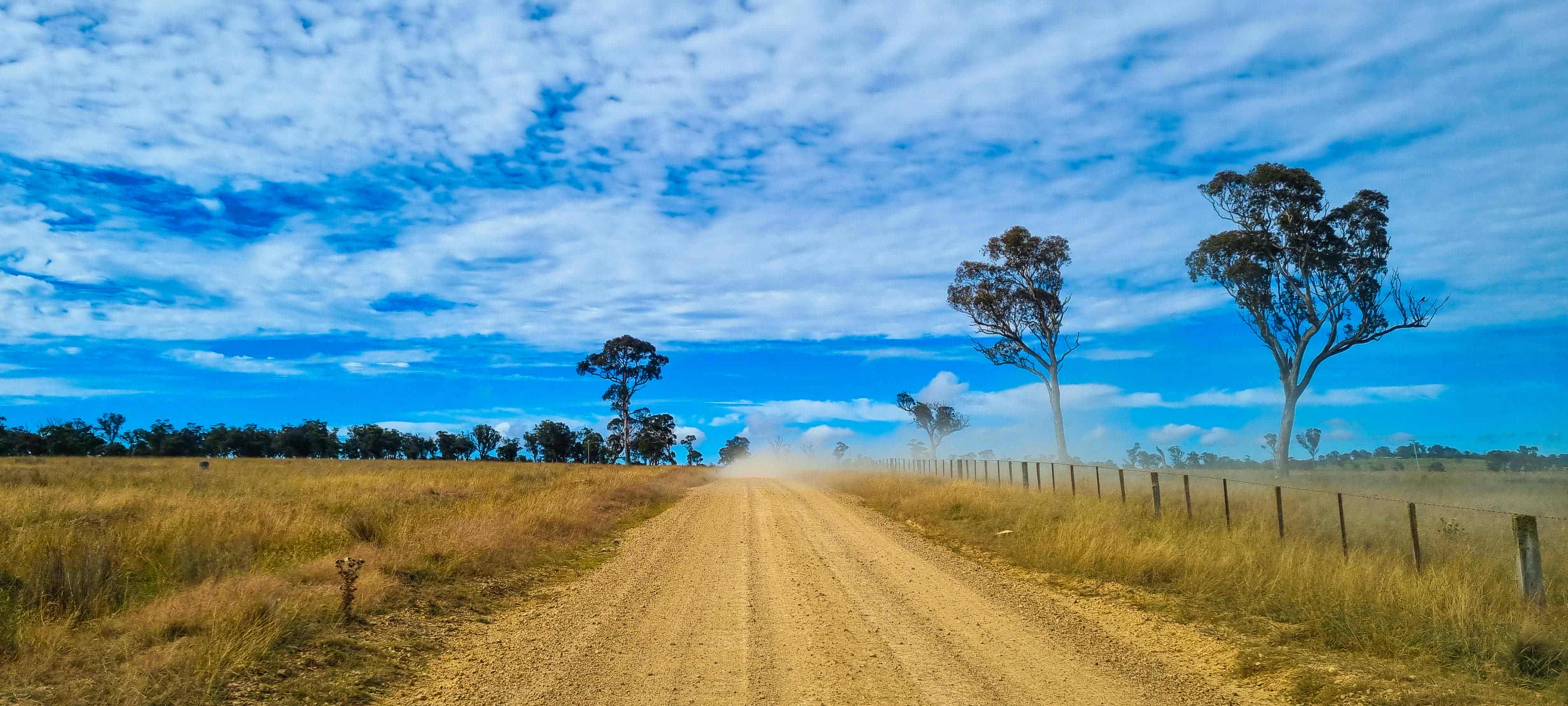Unsealed Road to Dangars Falls