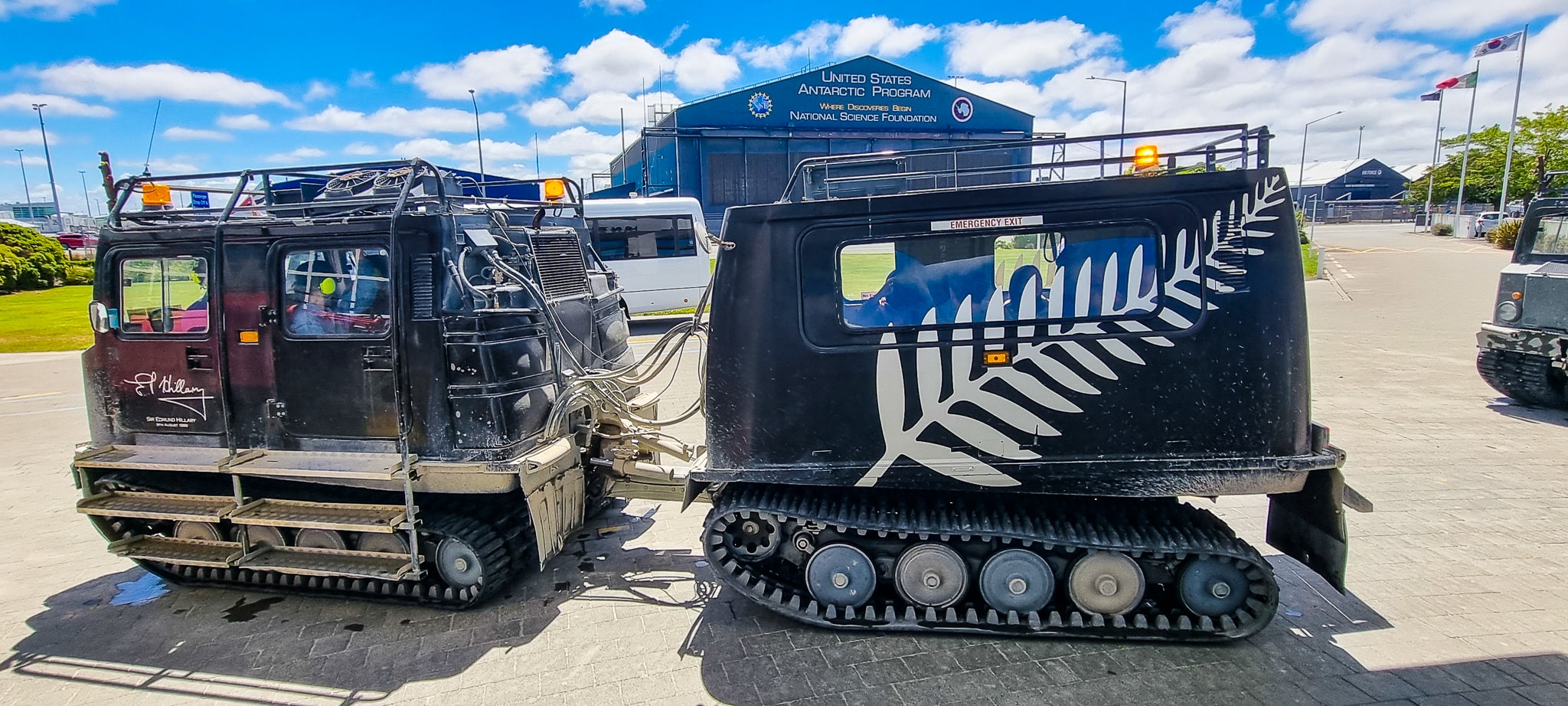 Hagglund Antarctic vehicle