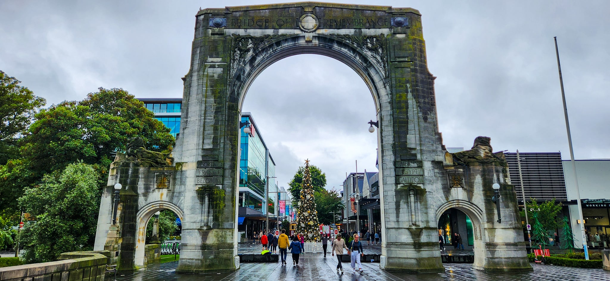 Bridge of Remembrance in Christchurch
