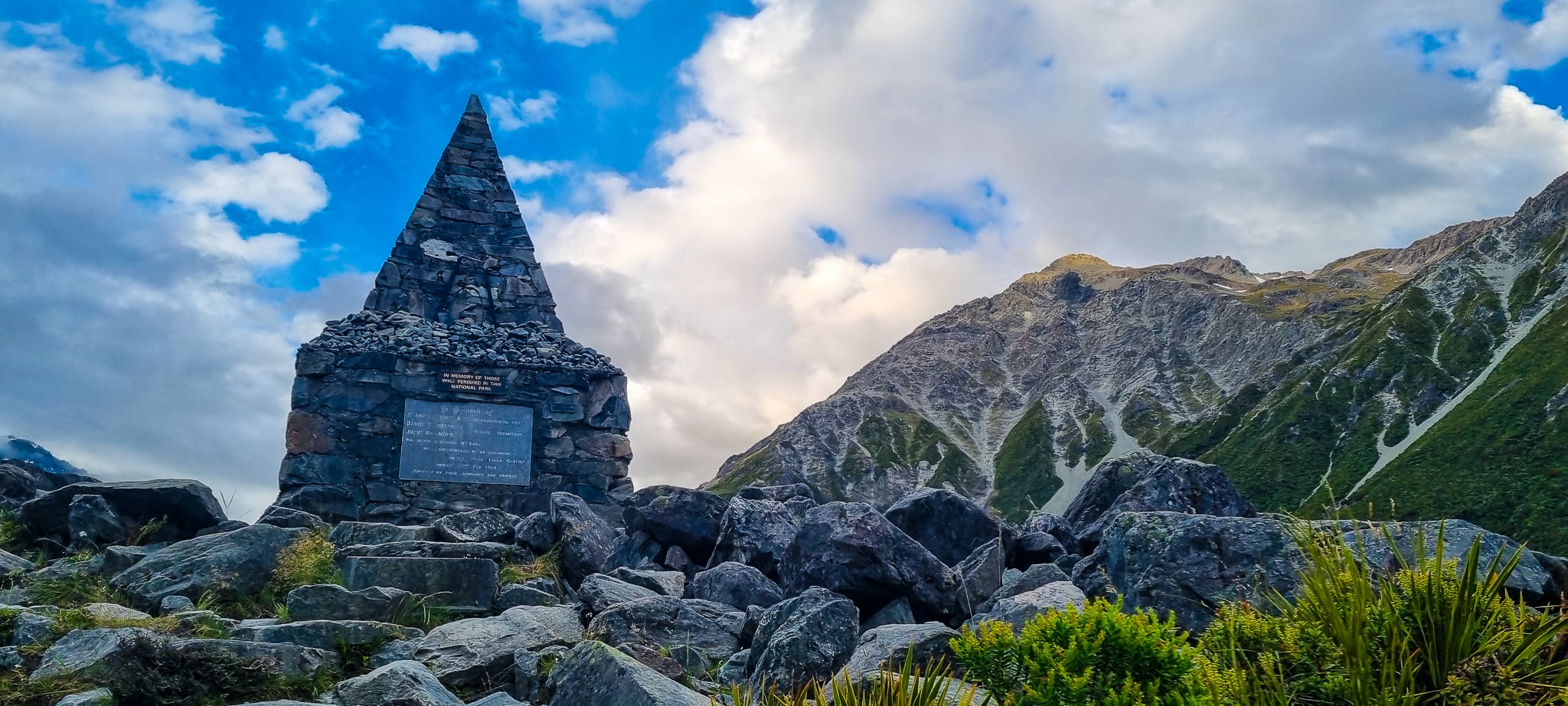 Alpine Memorial along Hooker Valley Track