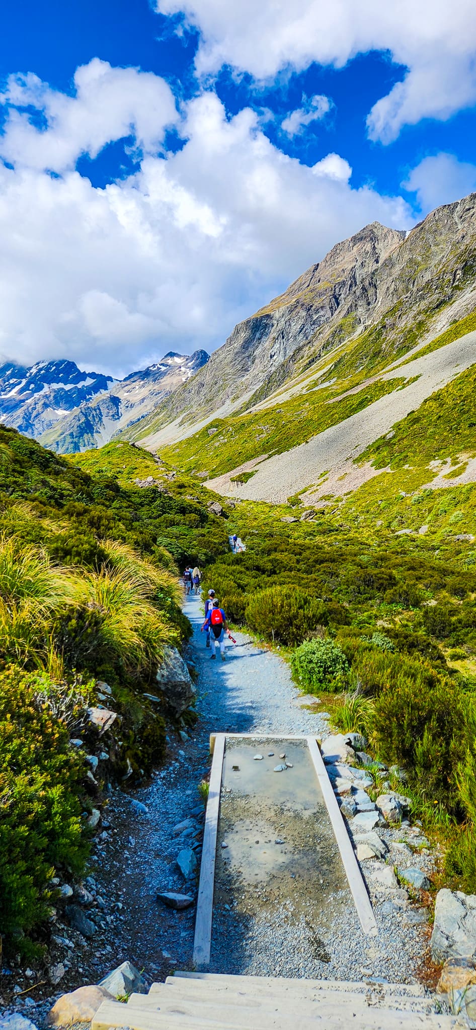 On the way to Hooker Lake