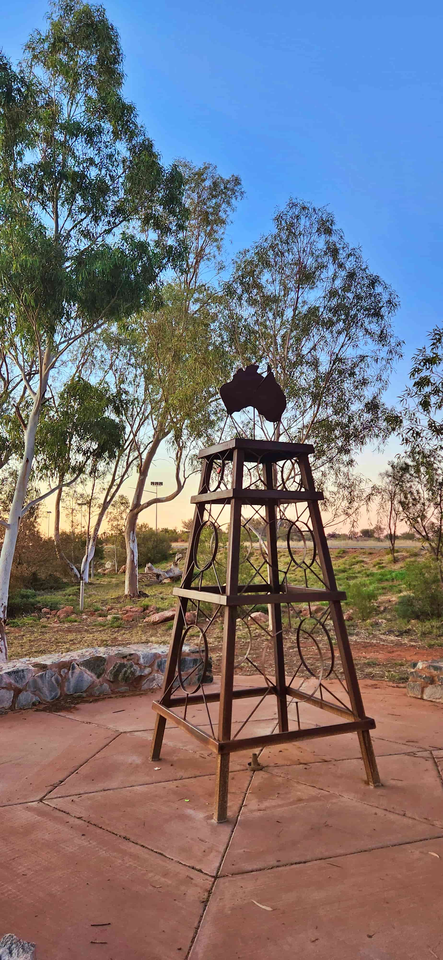 Centre of Australia Marker Erldunda