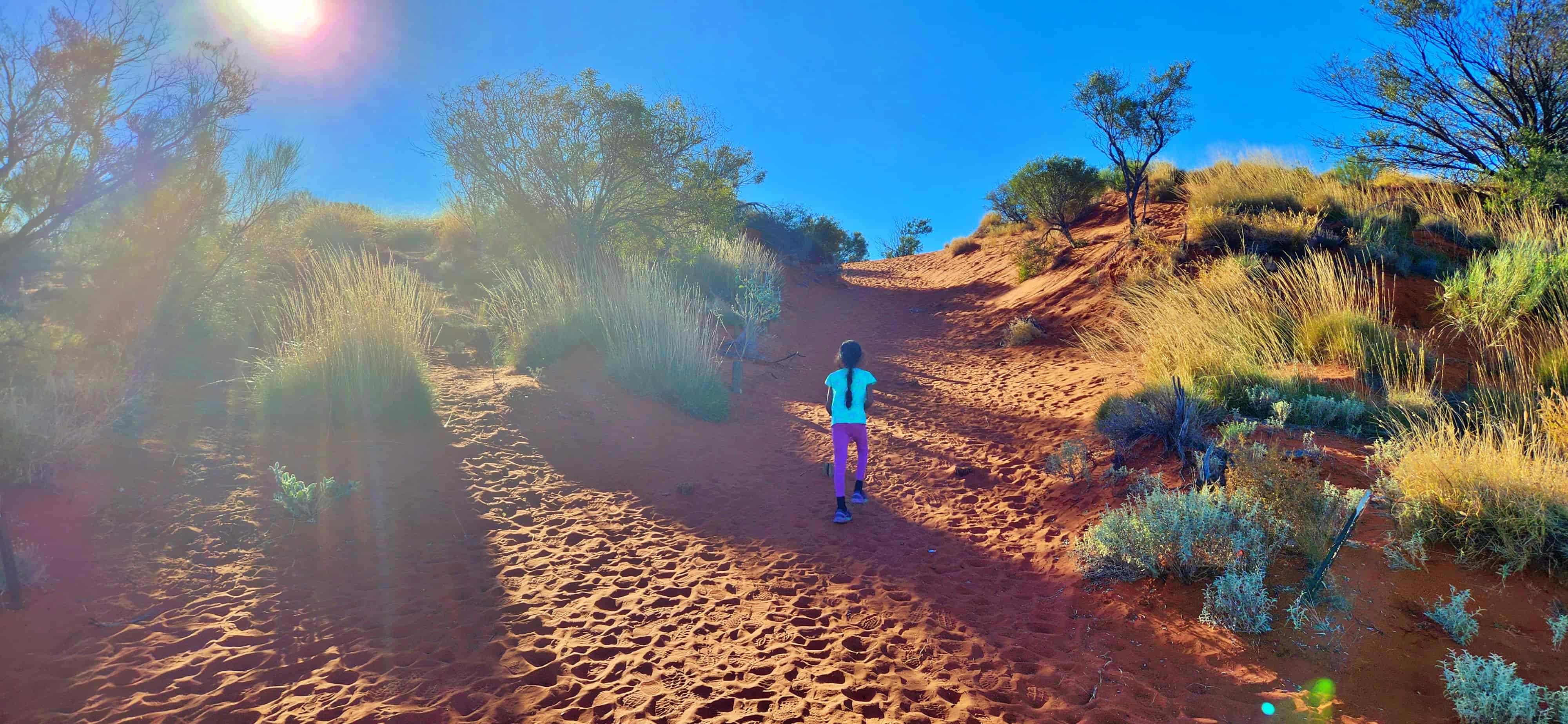 Crossing Dune to Lake Amadeus