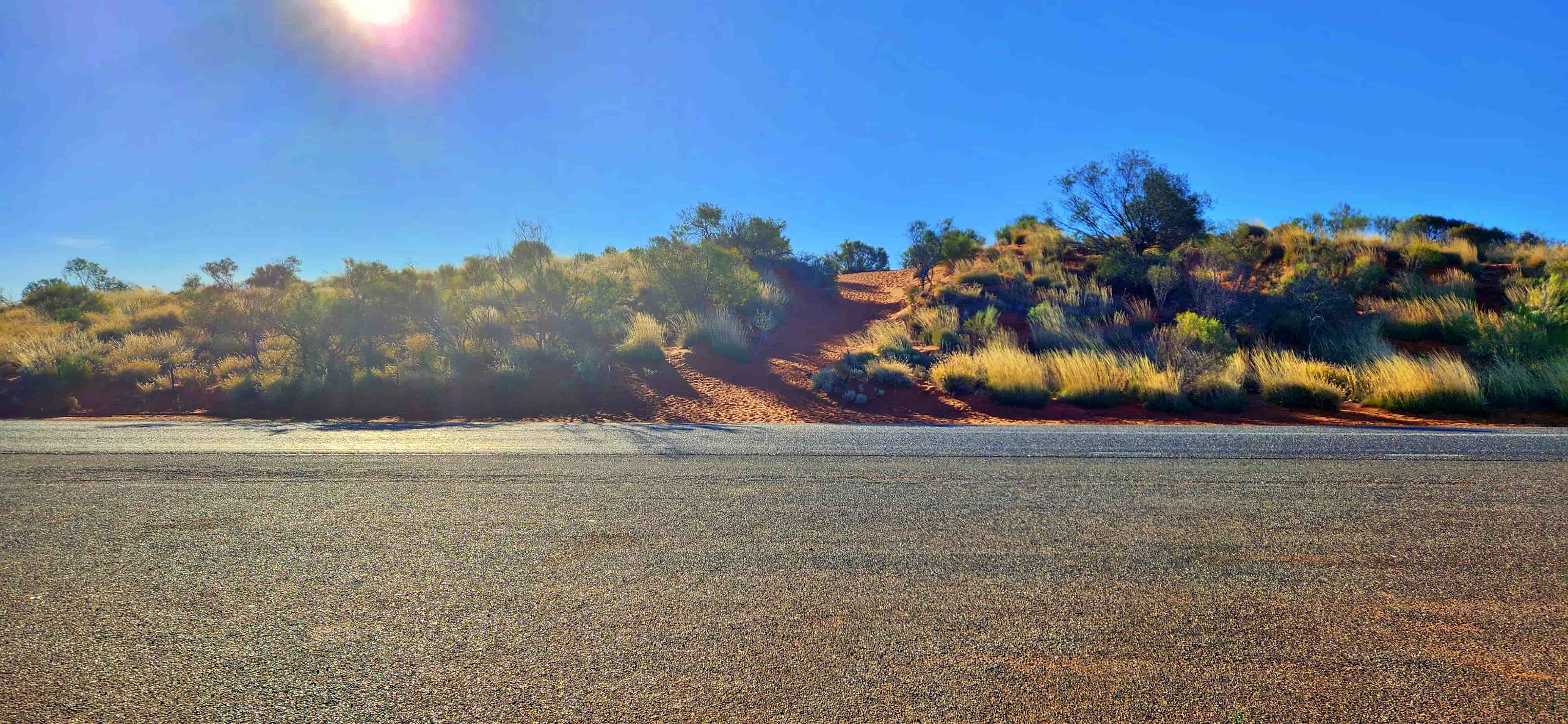 On the way to Lake Amadeus