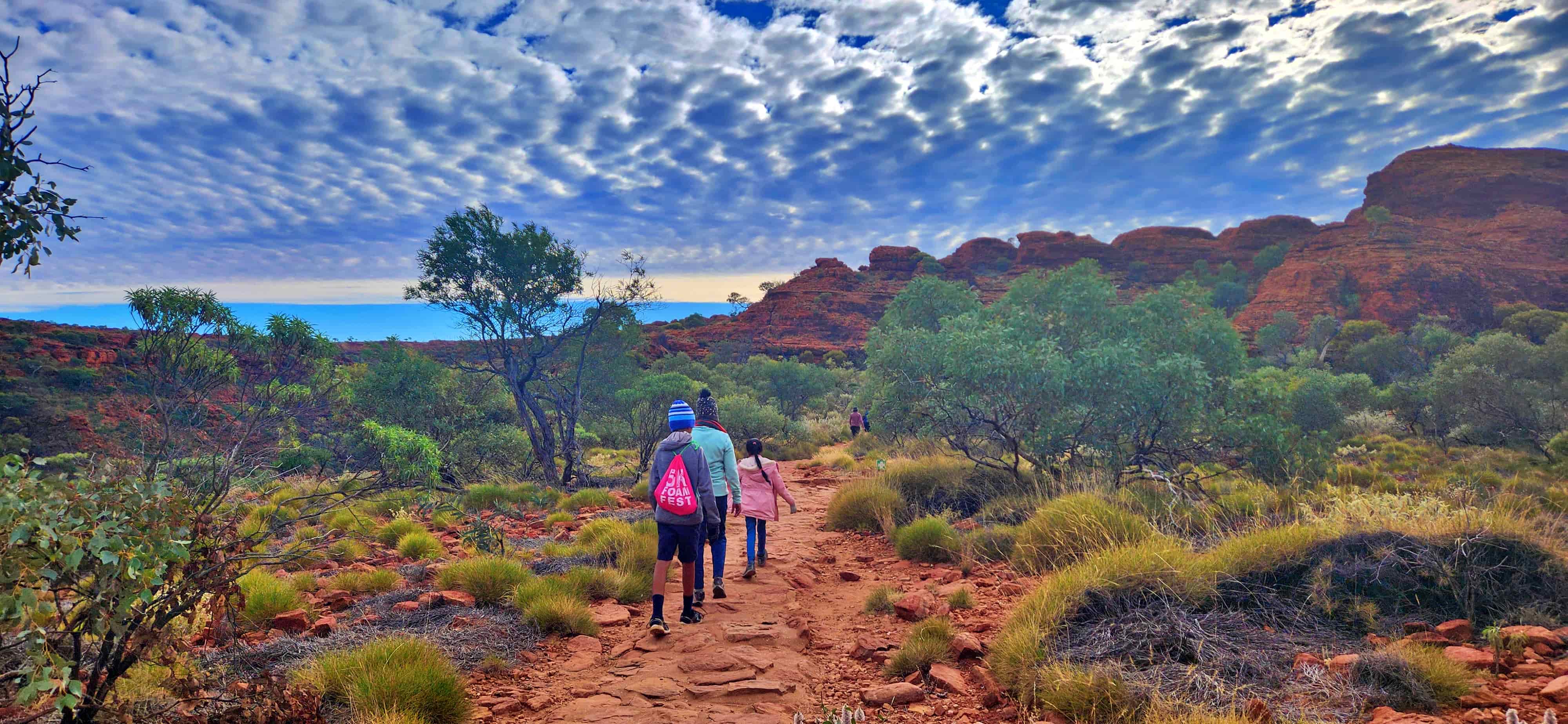 Flat Track Atop Kings Canyon Rim