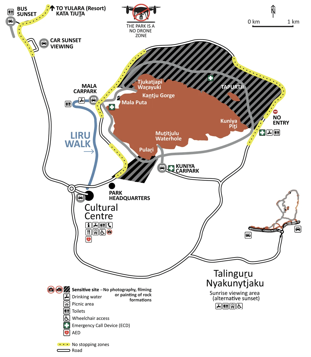 Uluru Liru Walk Map