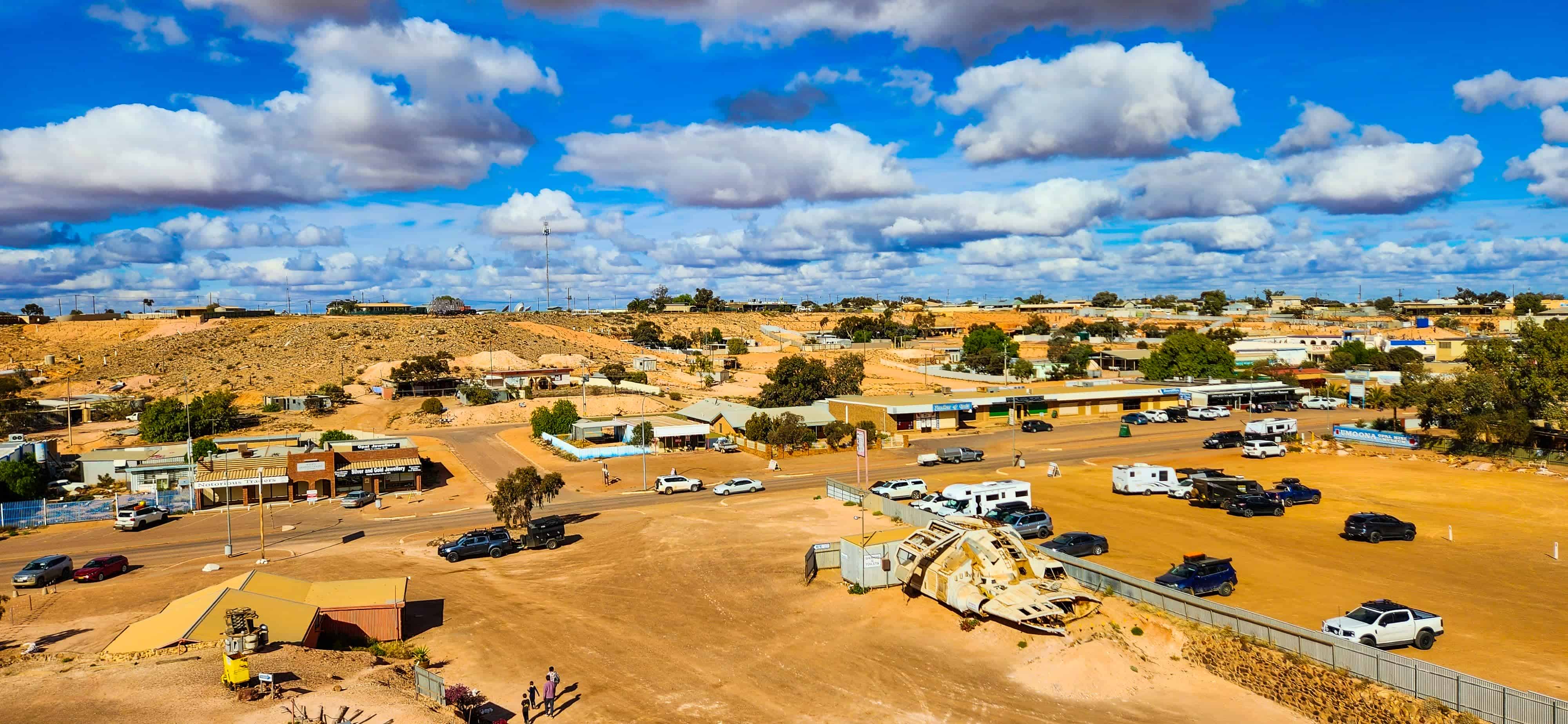 Aerial View of The Spaceship in Coober Pedy