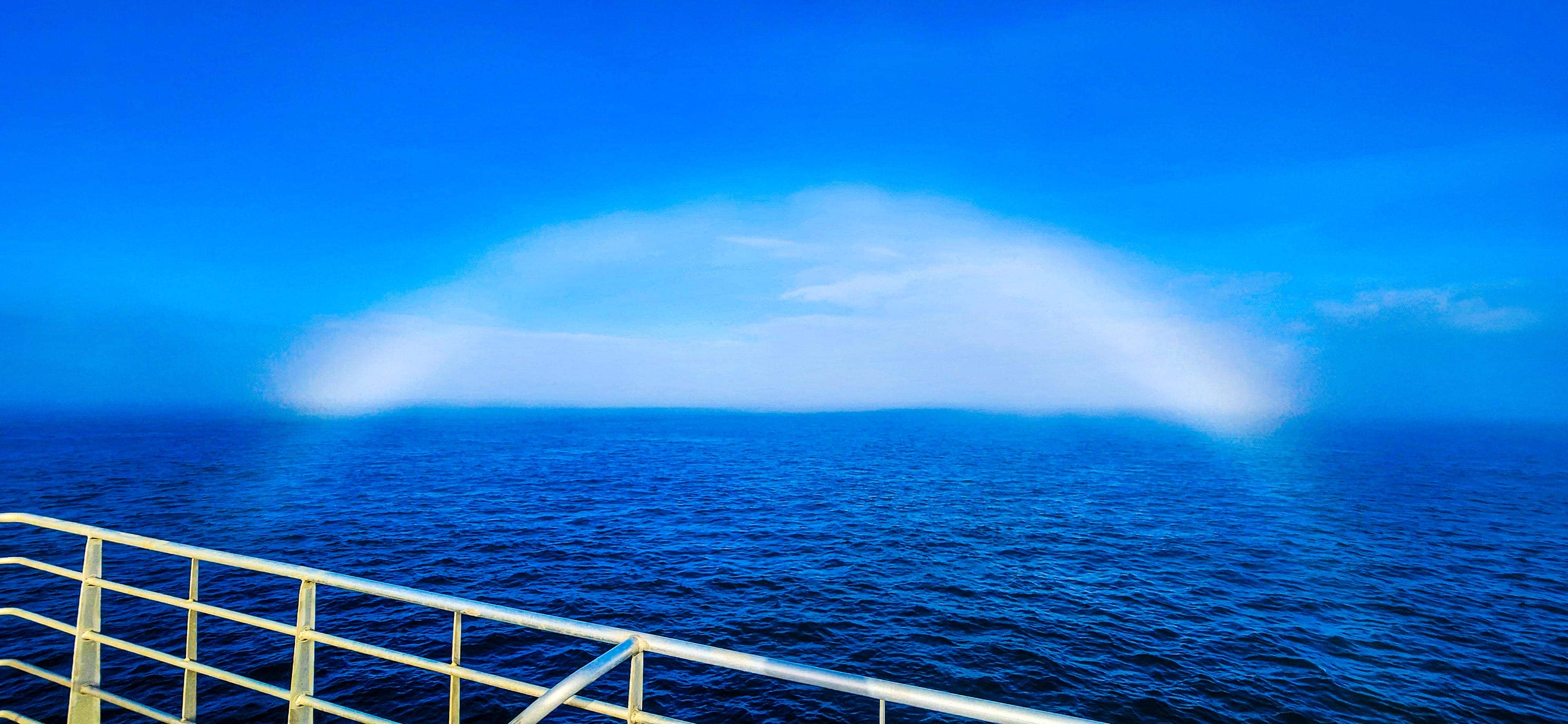 Rainbow during the Sealink Ferry from Kangaroo Island to Cape Jervis