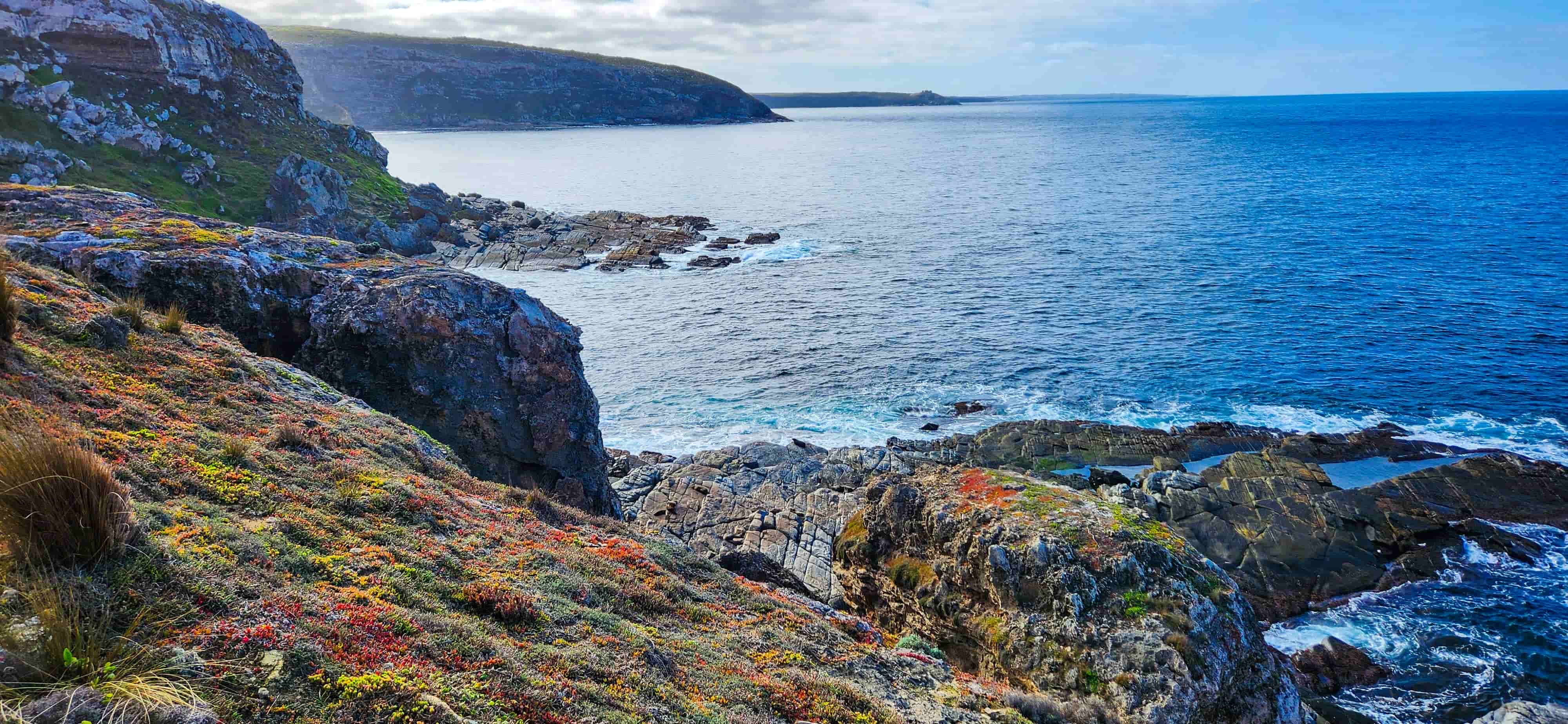 Views along Admirals Arch Boardwalk