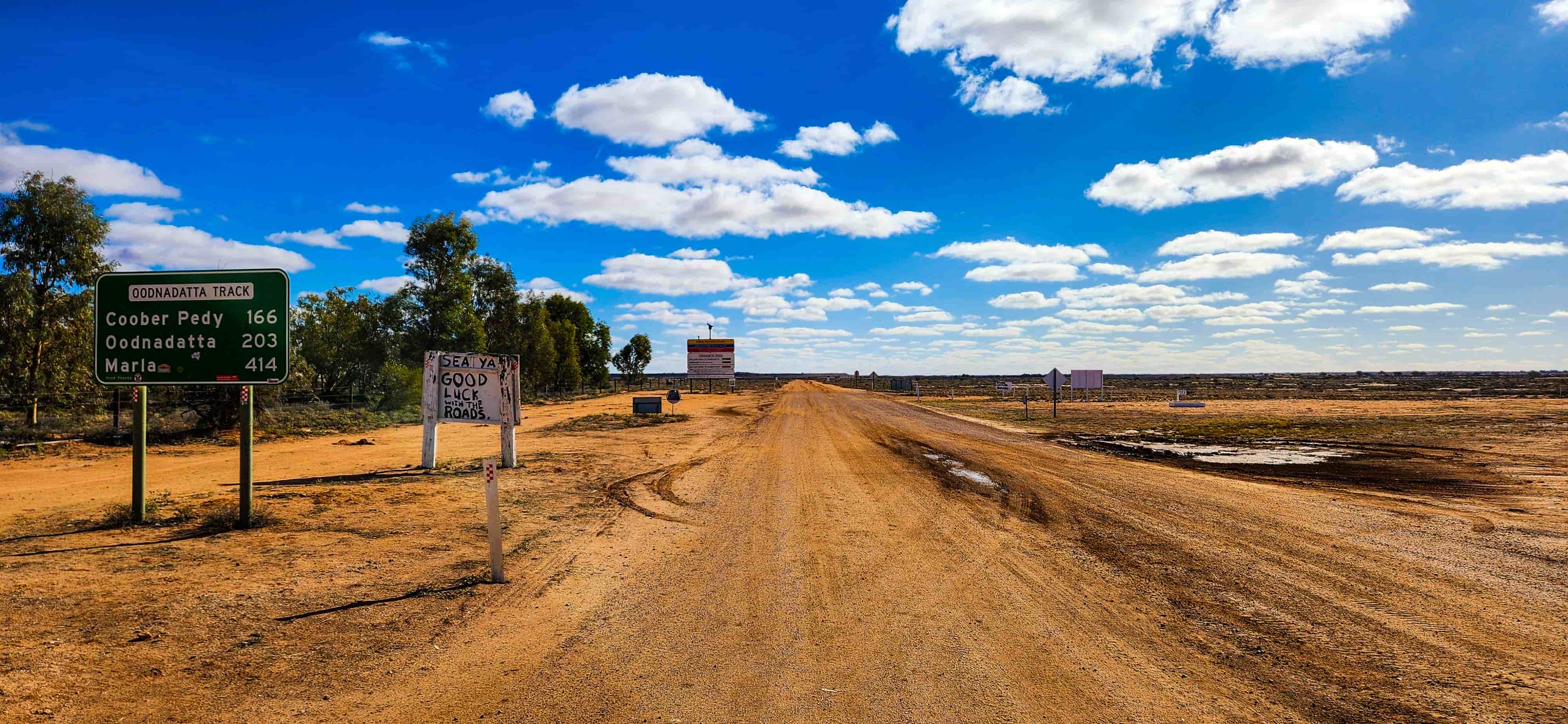 Oodnadatta Track from Marree to Coober Pedy via William Creek