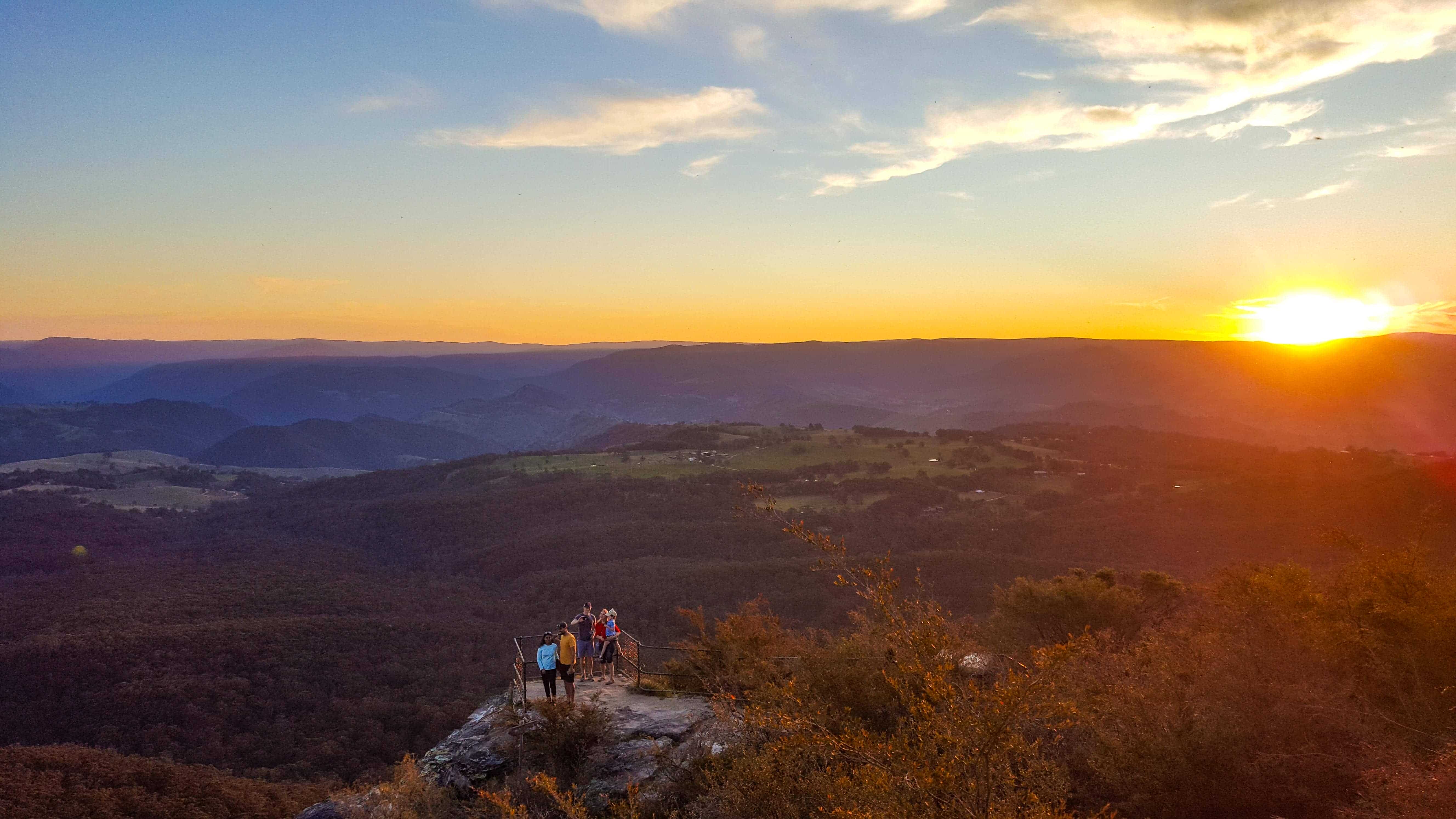 Sunset from Hargraves Lookout