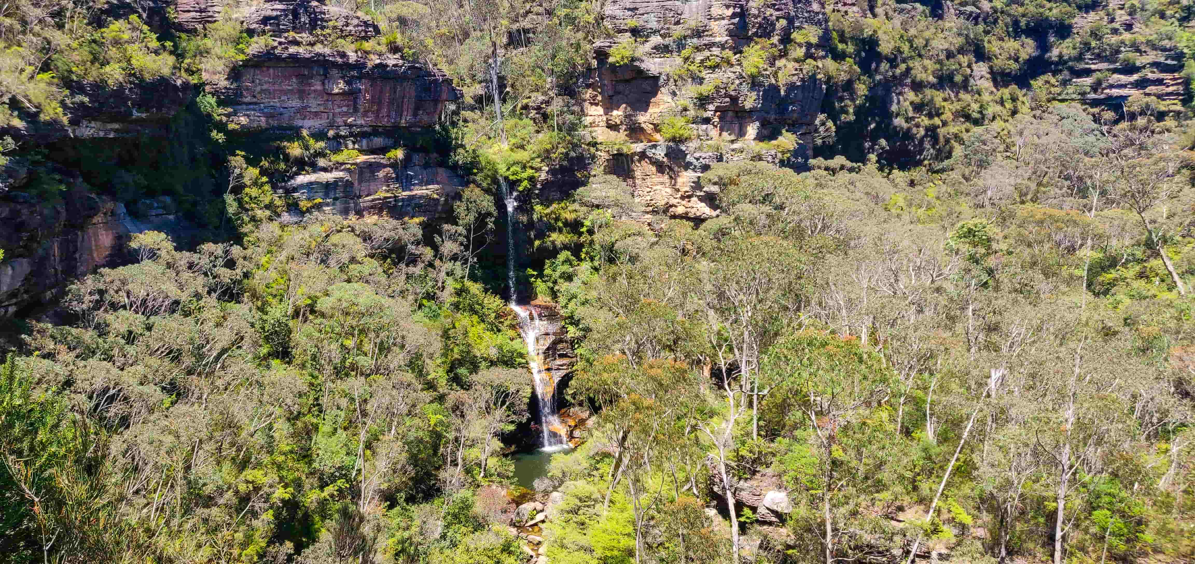 View of Minnehaha Falls from viewpoint
