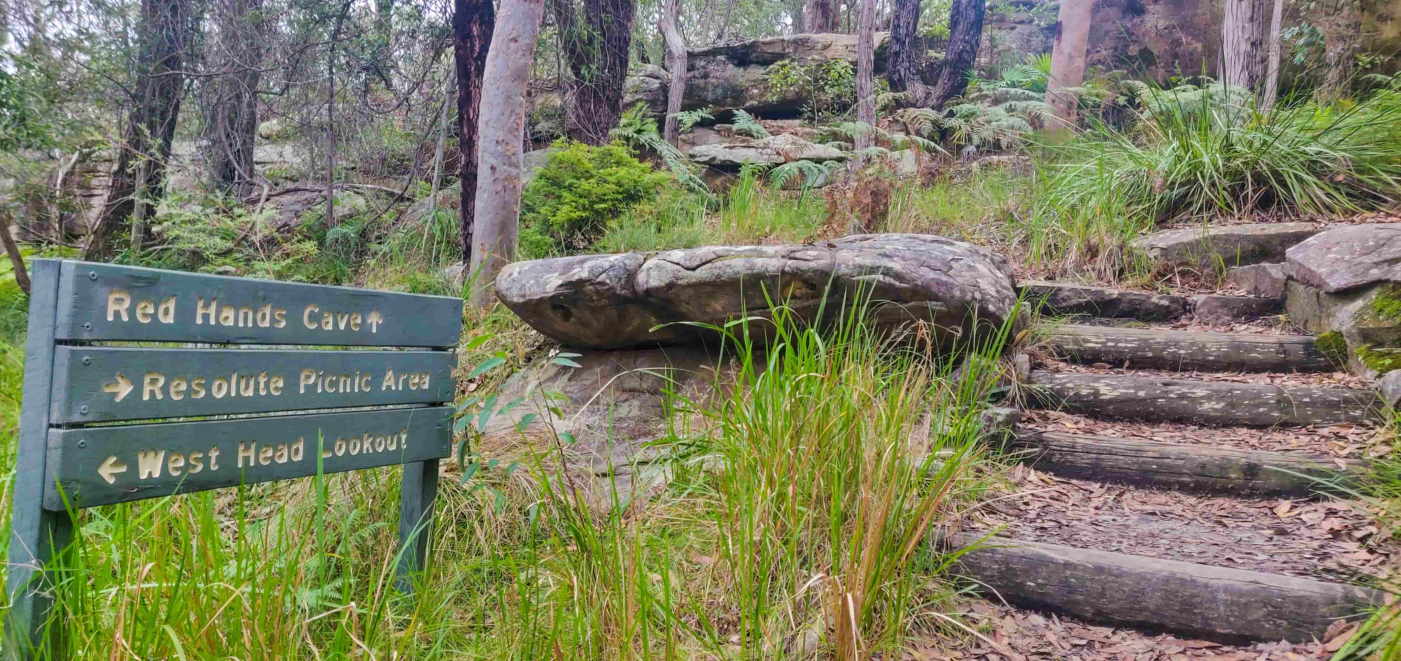 Red Hands Cave Intersection