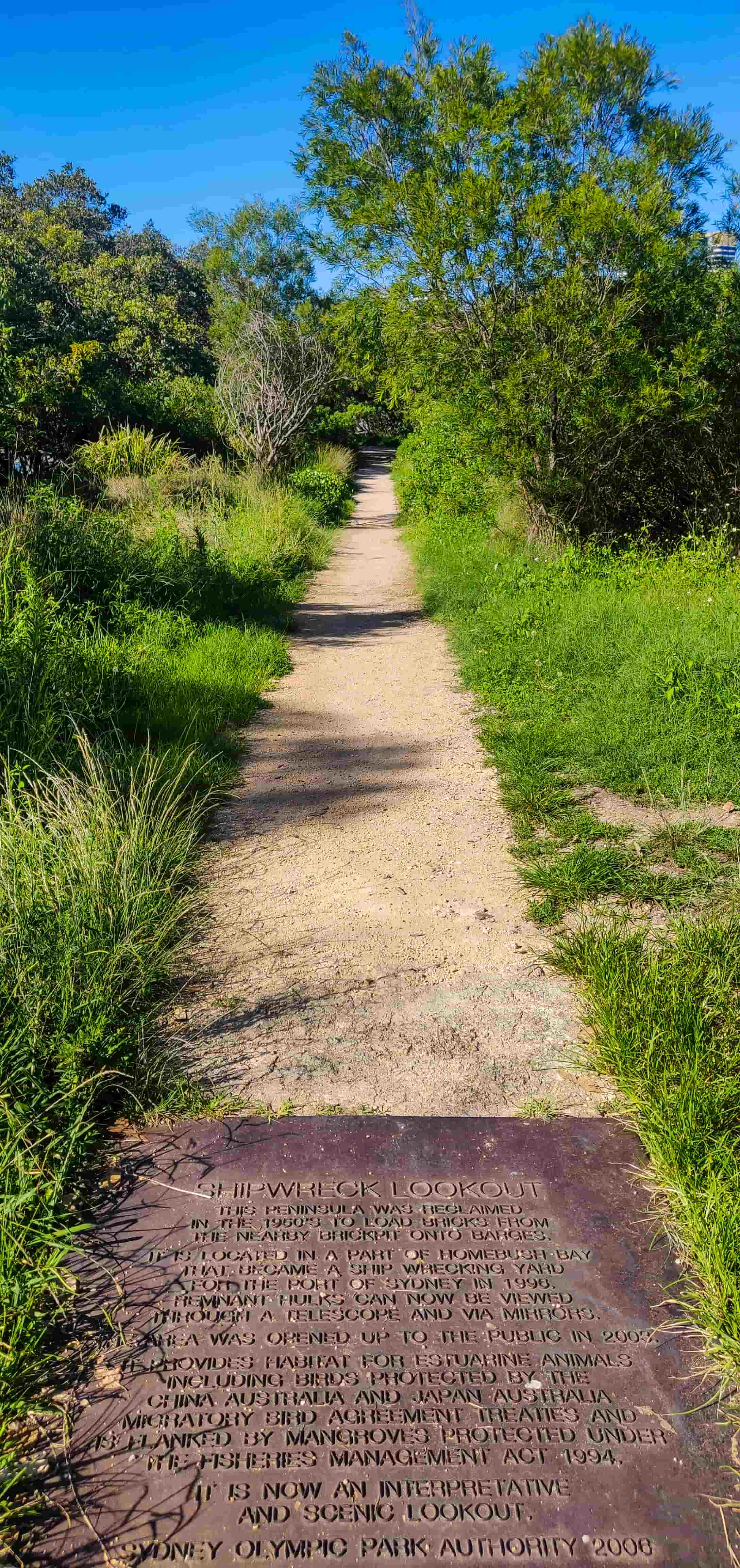 Pathway to Unnamed Shipwreck