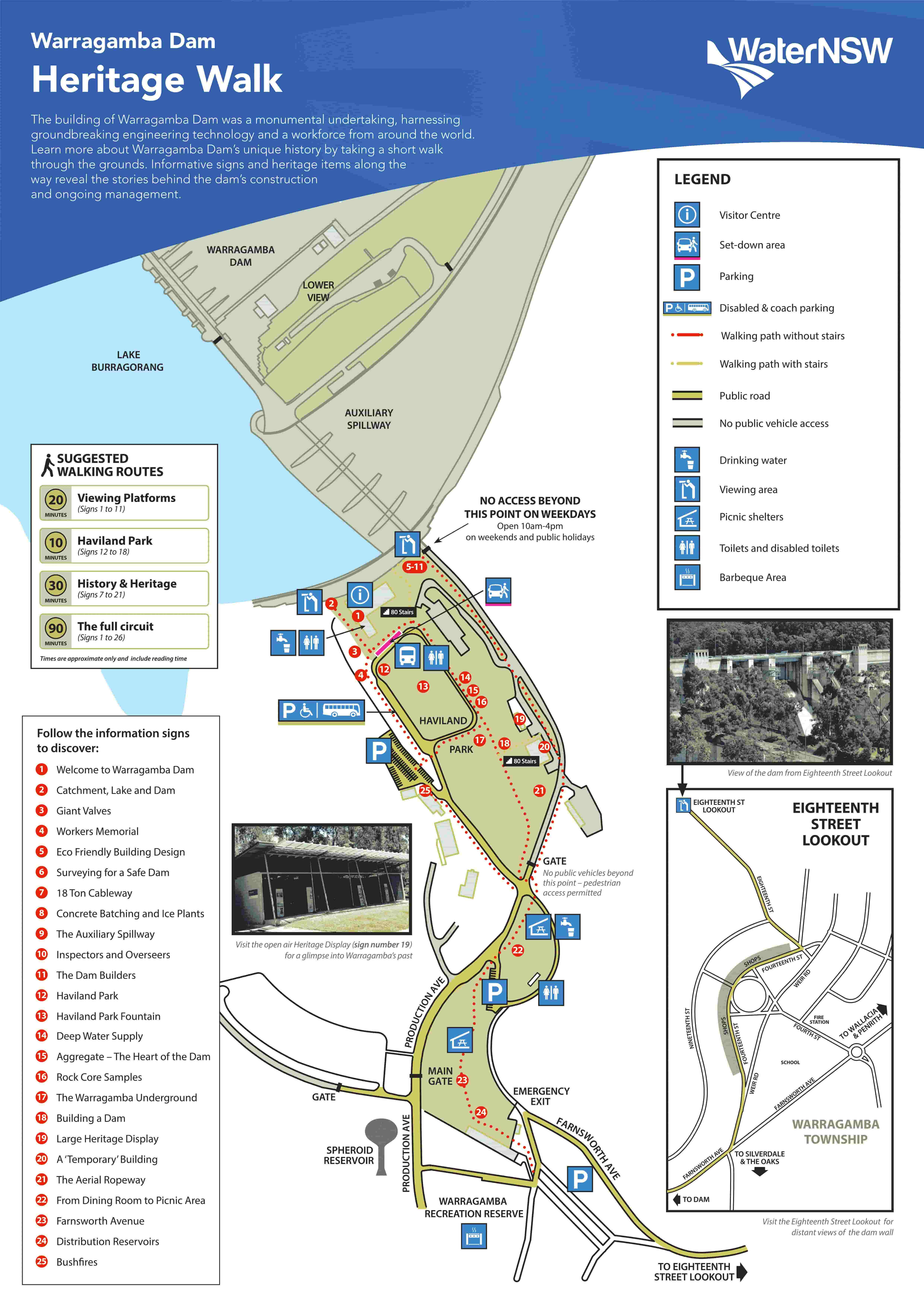 Warragamba Dam - Wall and Terraces Walk