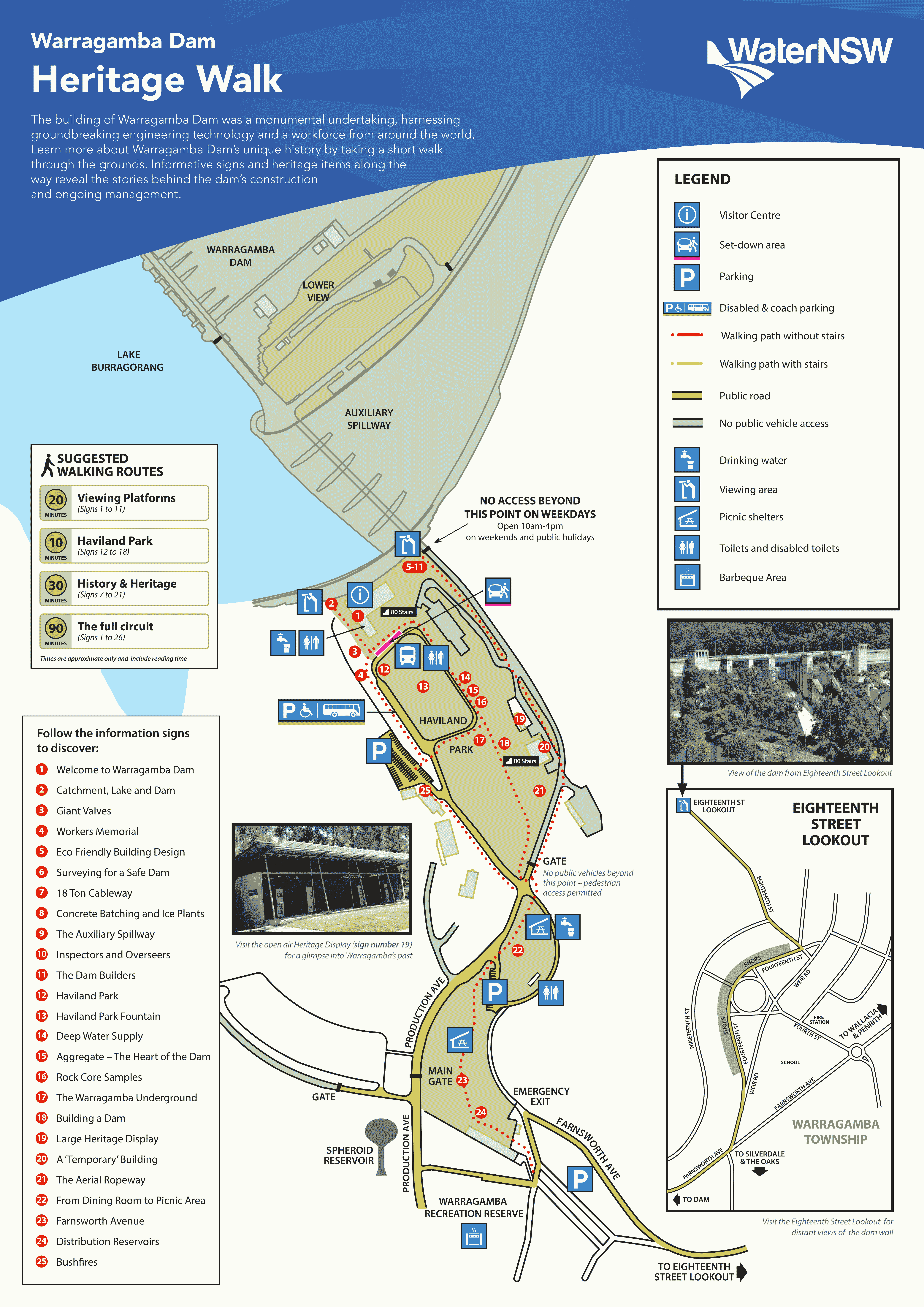 Warragamba Dam - Wall and Terraces Walk