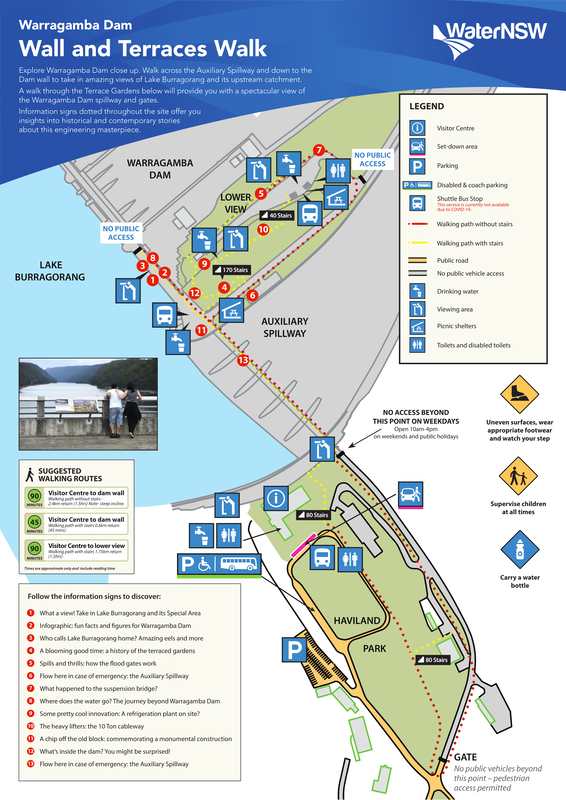 Warragamba Dam - Wall and Terraces Walk