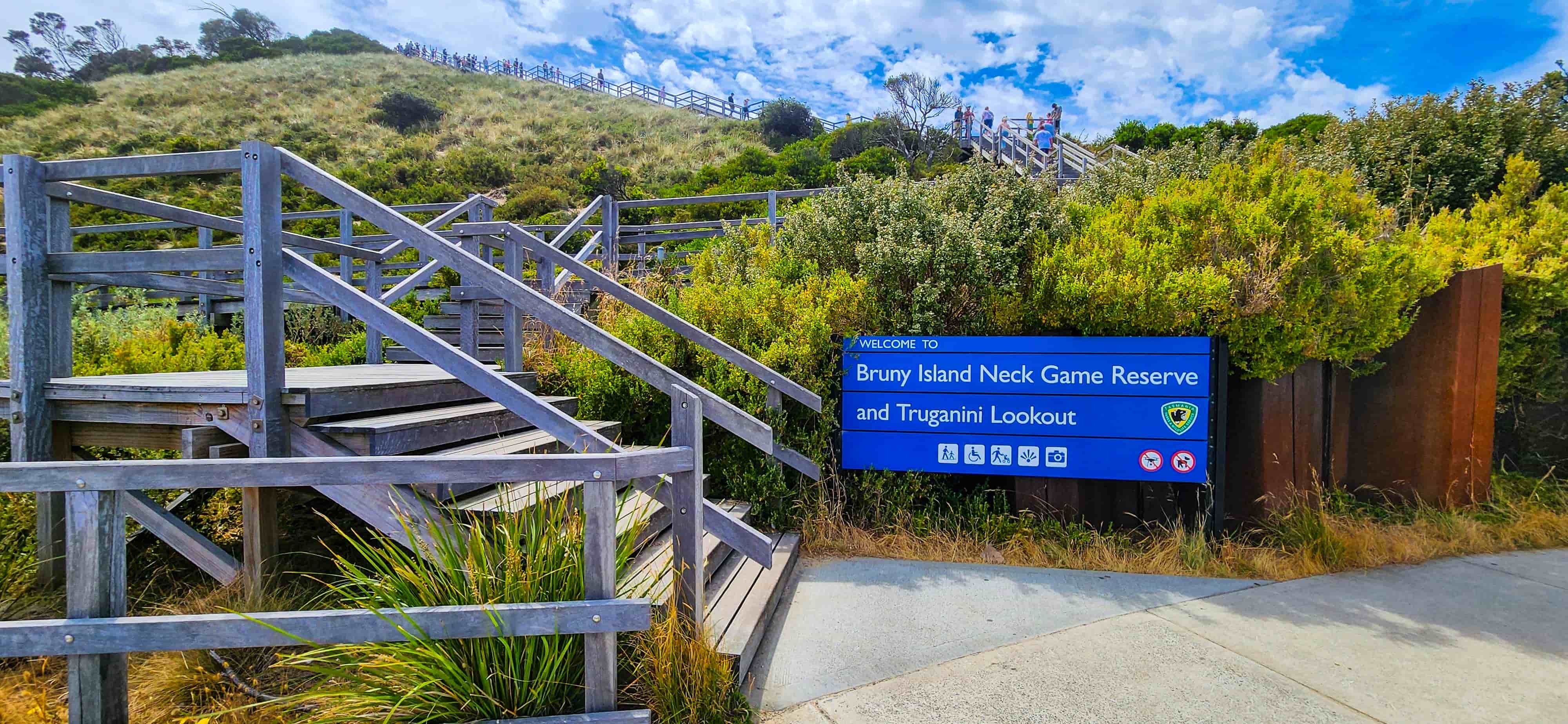 Bruny Island Neck Game Reserve and Truganini Lookout