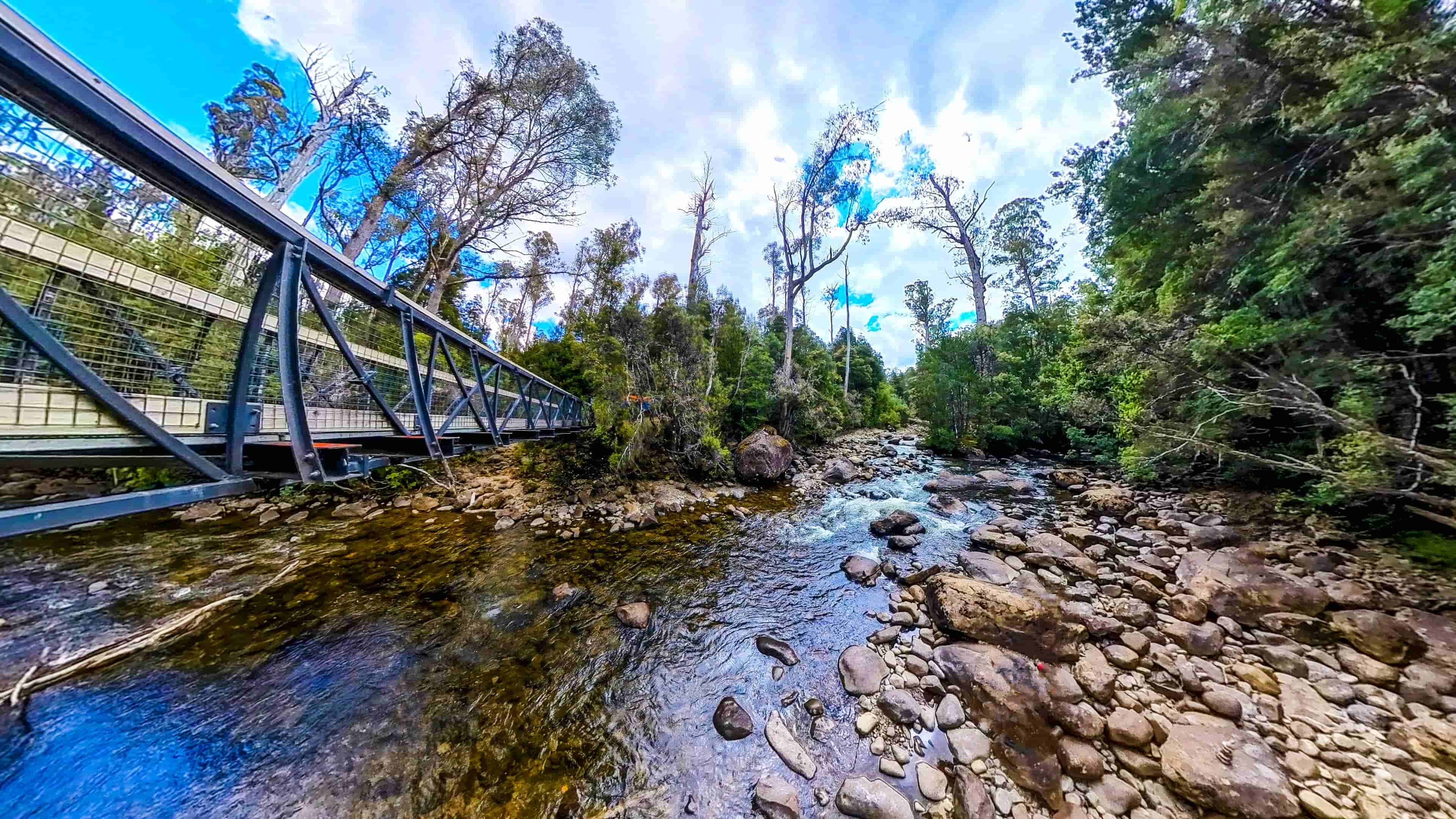 Cuvier River and Hugel River converging at Watersmeet, Lake St Clair