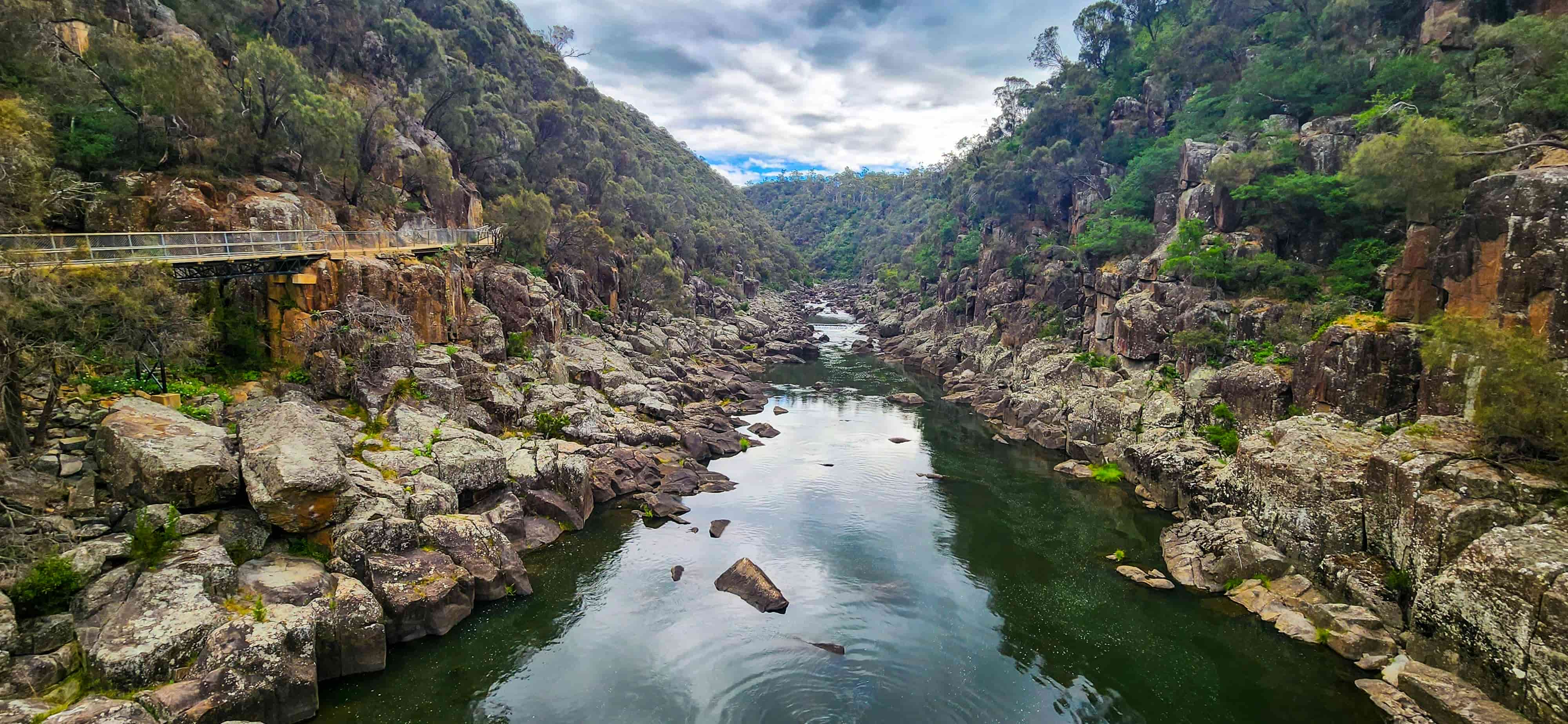 View from Alexandra Suspension Bridge