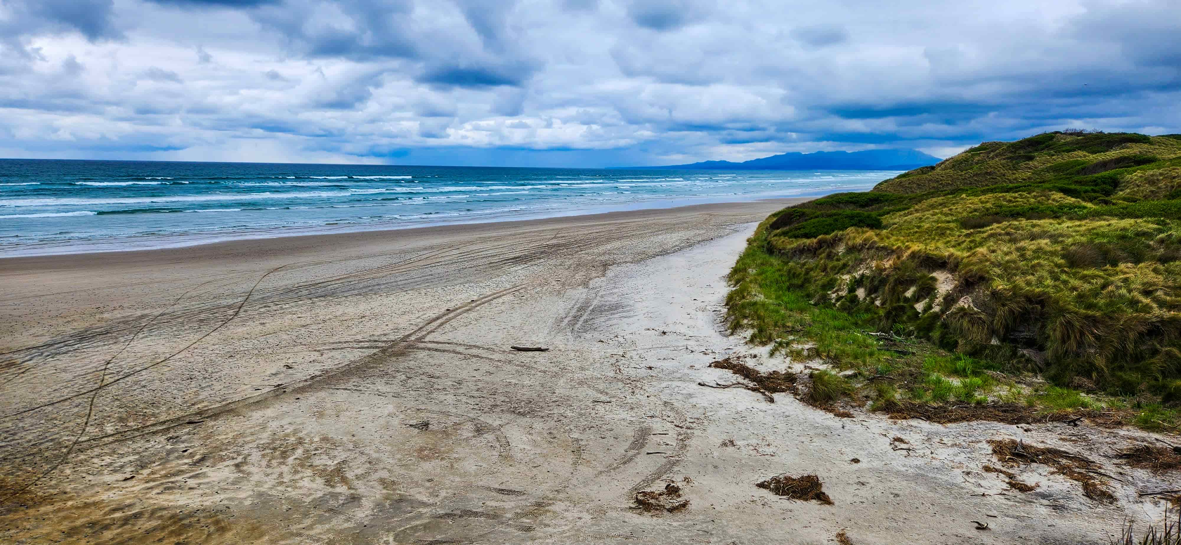 Ocean Beach Lookout in Strahan