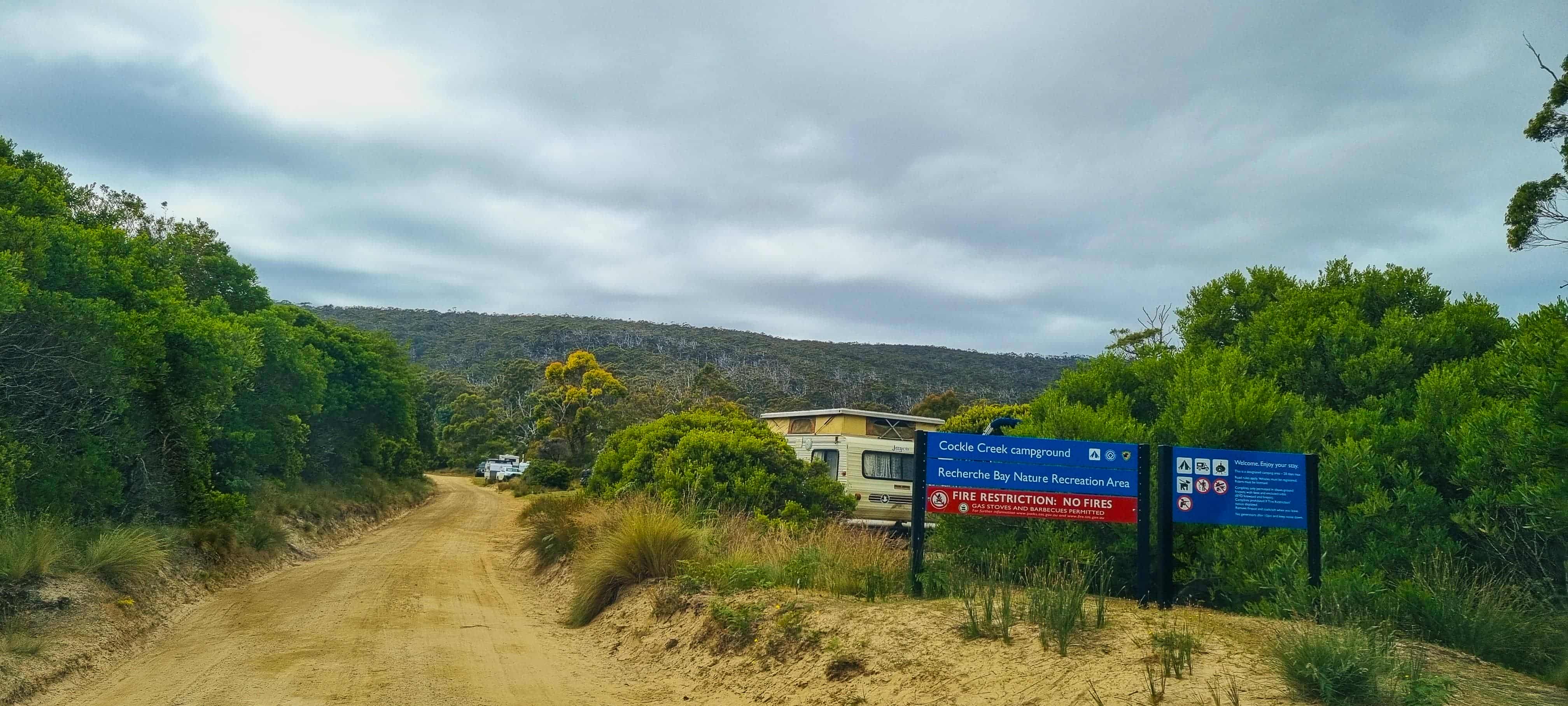 Unsealed Road to South East Cape