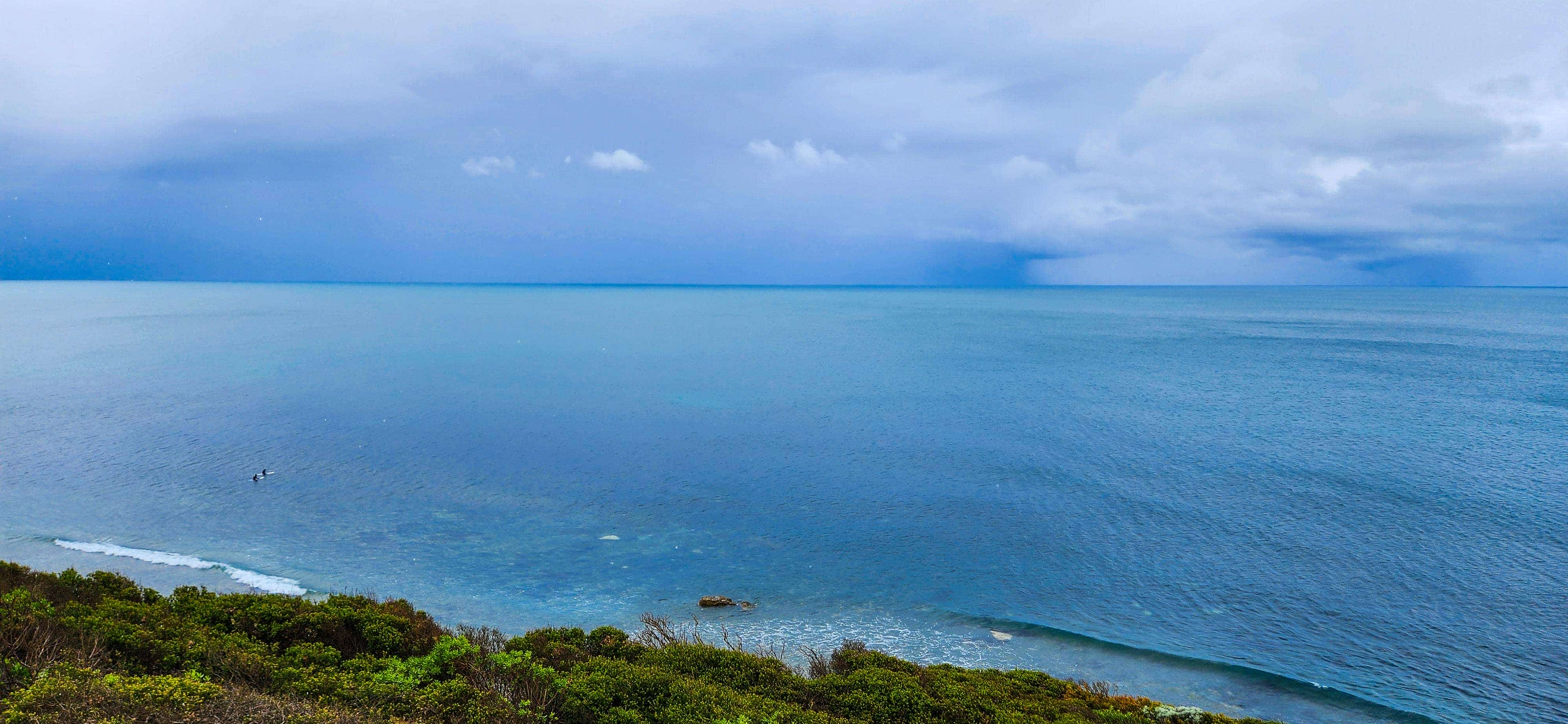 Surfers at Bells Beach