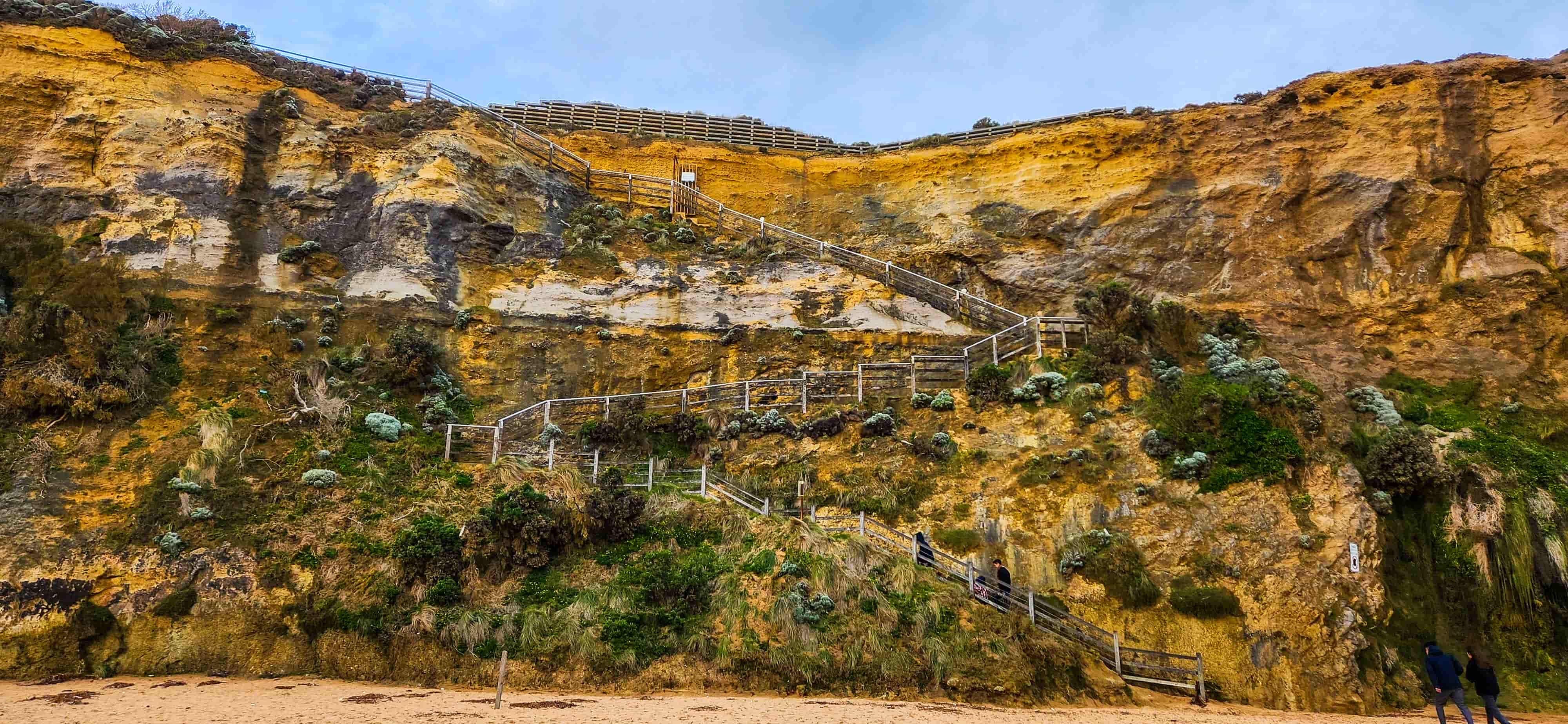View of Gibson Steps from Gibson Beach