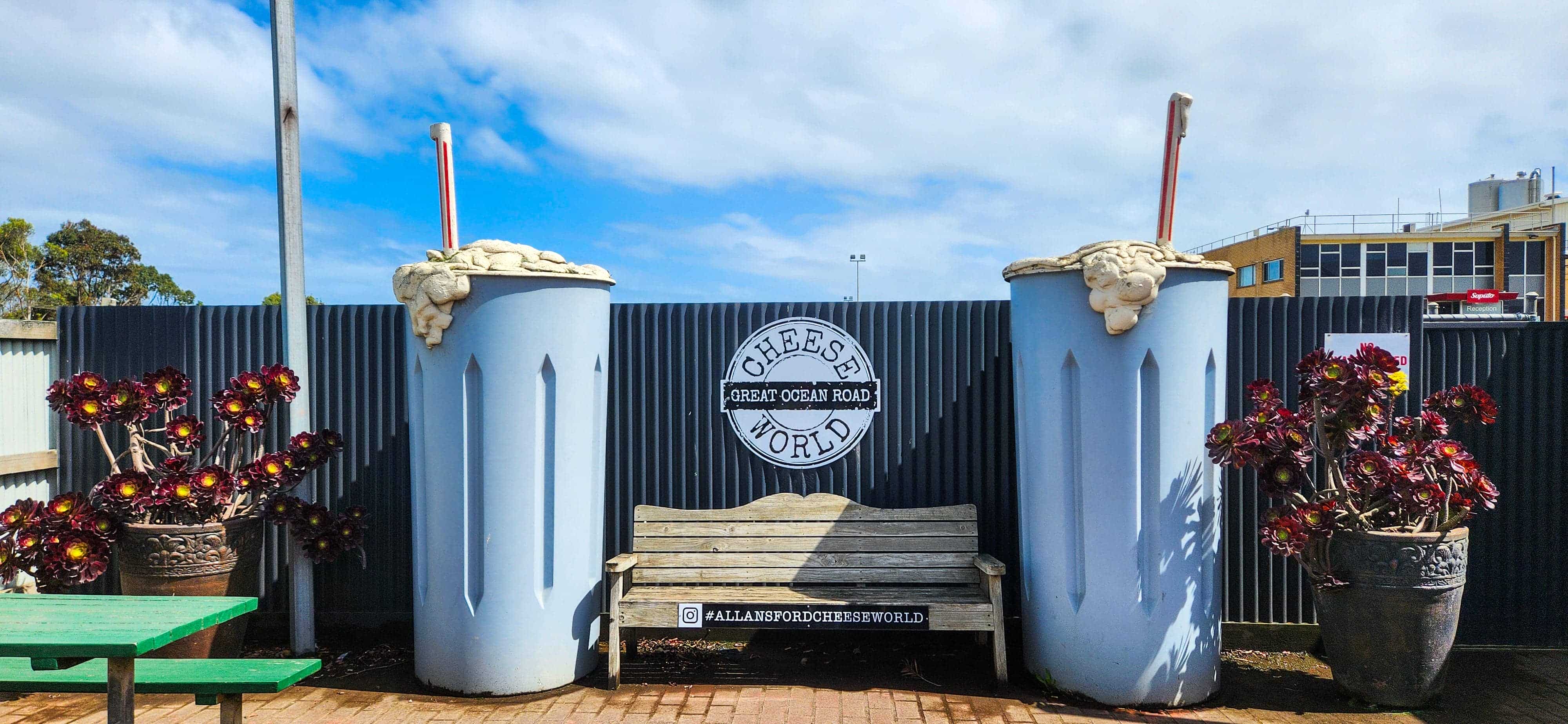 The Big Milkshakes at Cheese World & Museum, Allansford