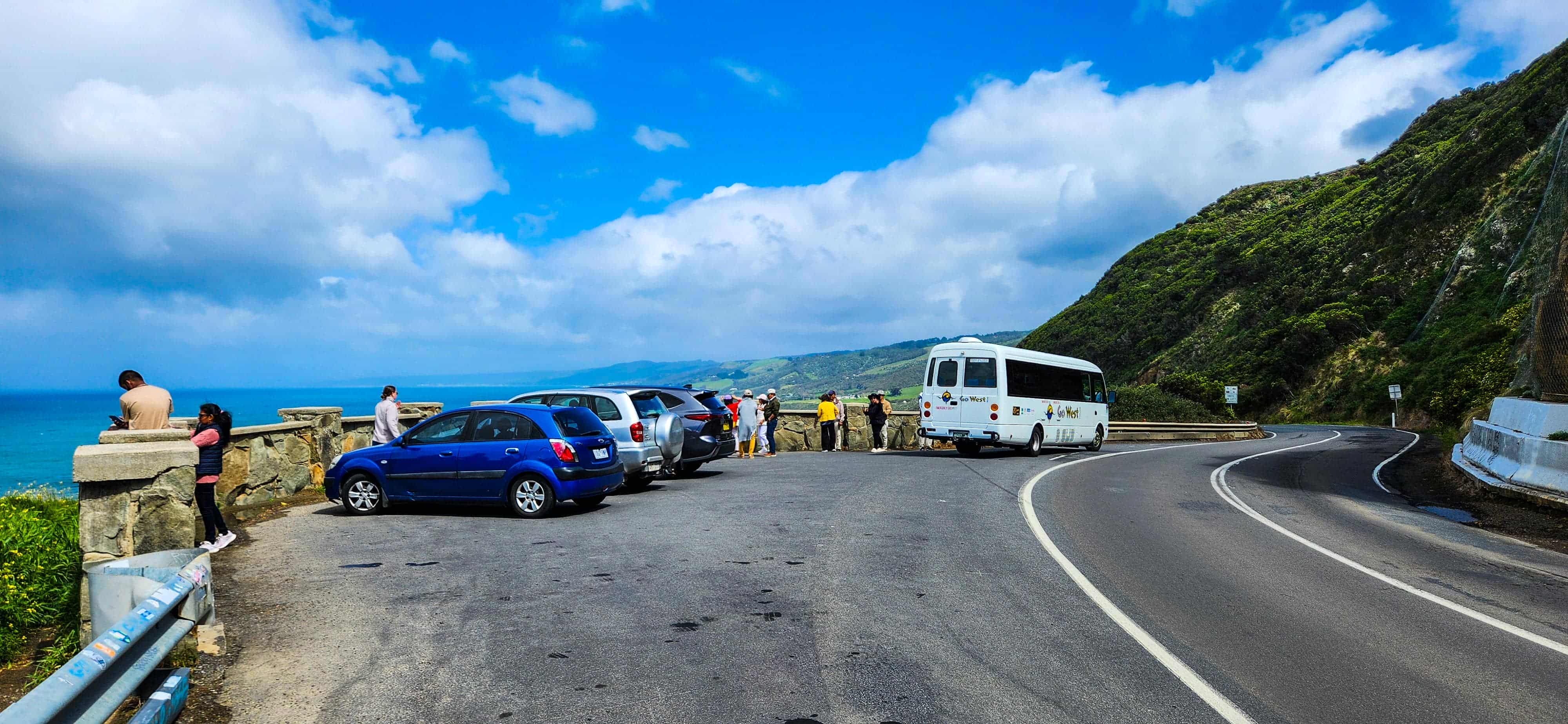 Roadside Lookout along Great Ocean Road