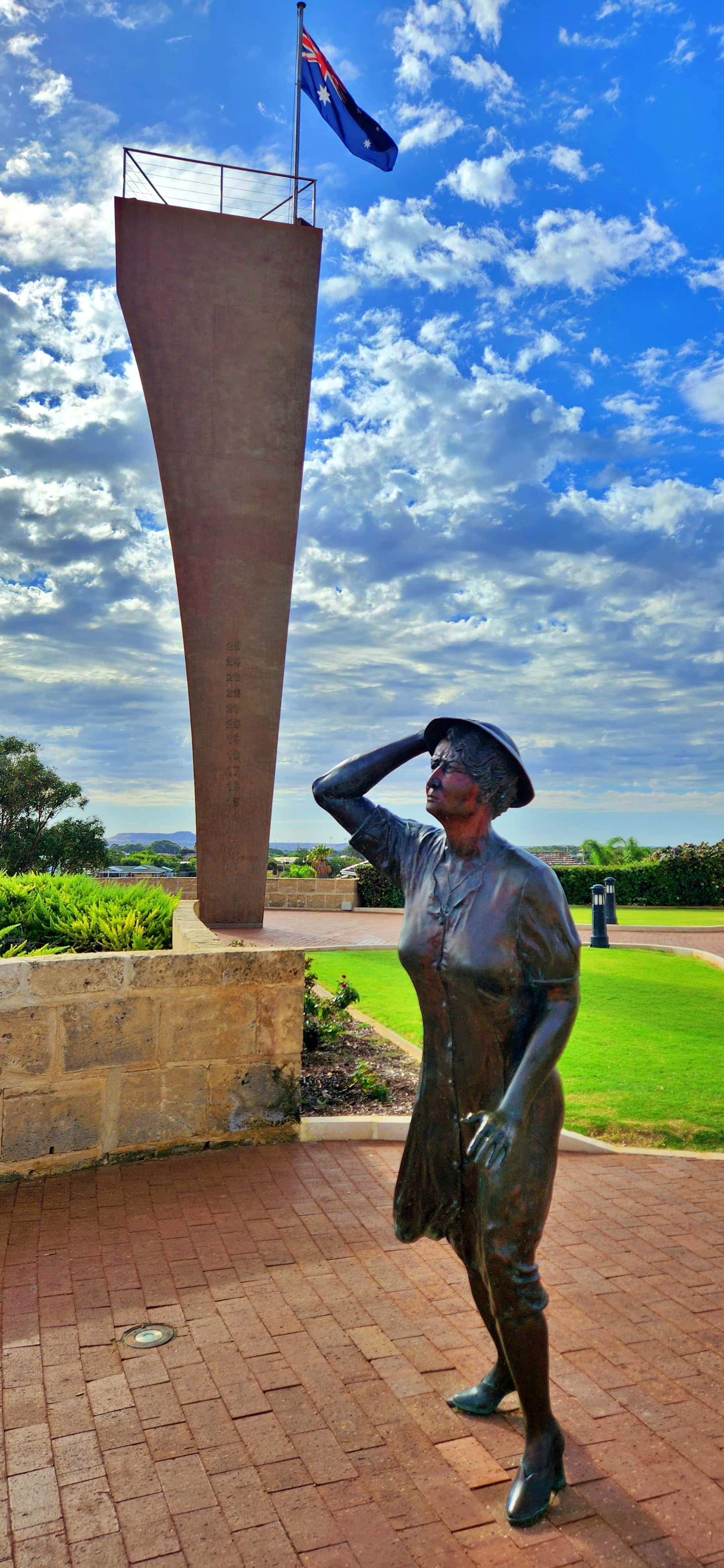 Waiting Woman Sculpture, HMAS Sydney II Memorial, Geraldton WA