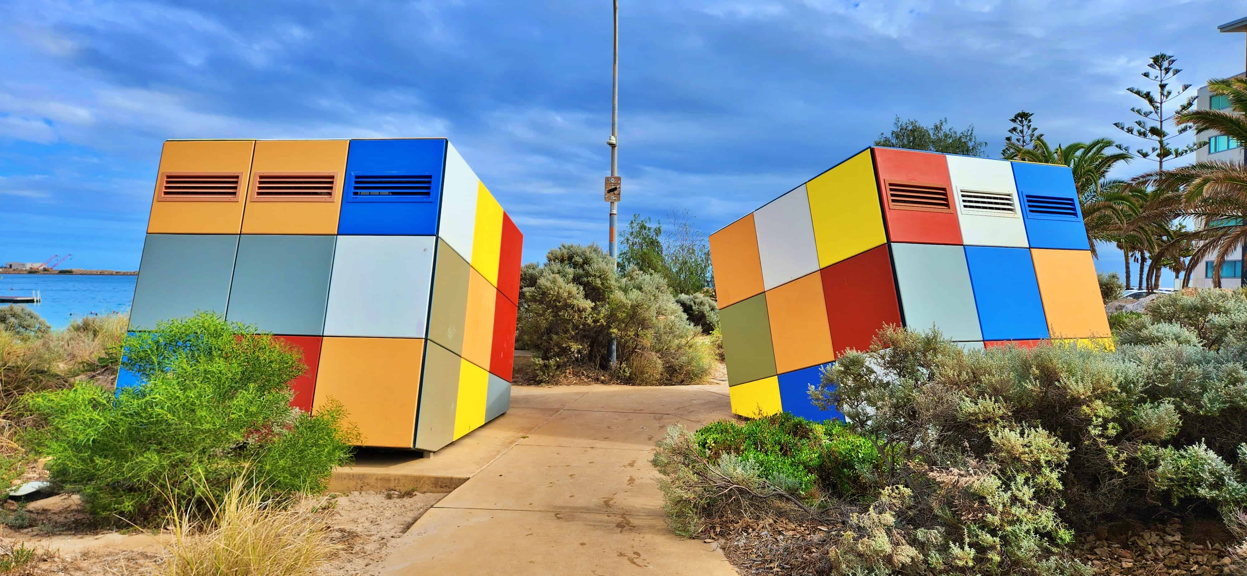 BIG Rubik’s Cube, Geraldton Foreshore, Geraldton WA