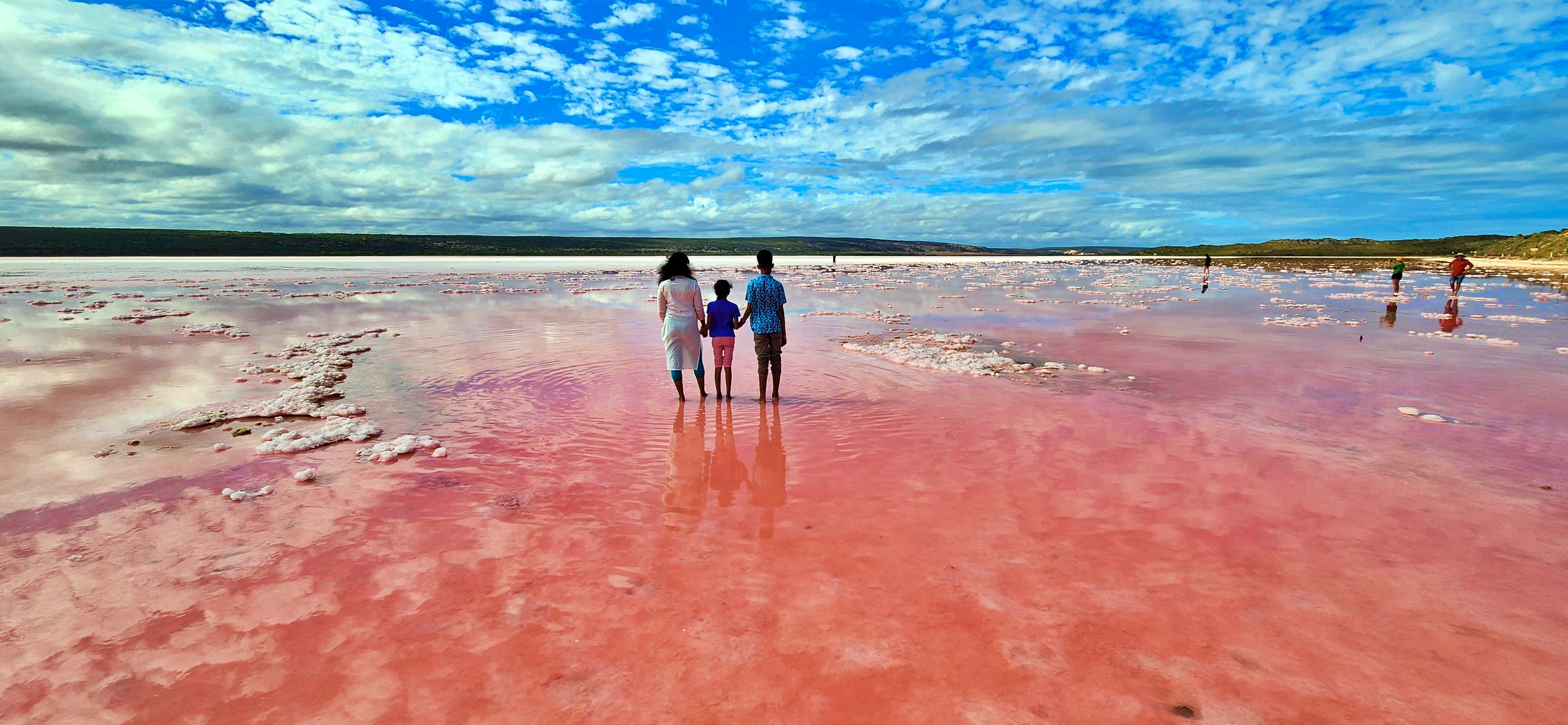 Pink Lake, Hutt Lagoon, Port Gregory WA