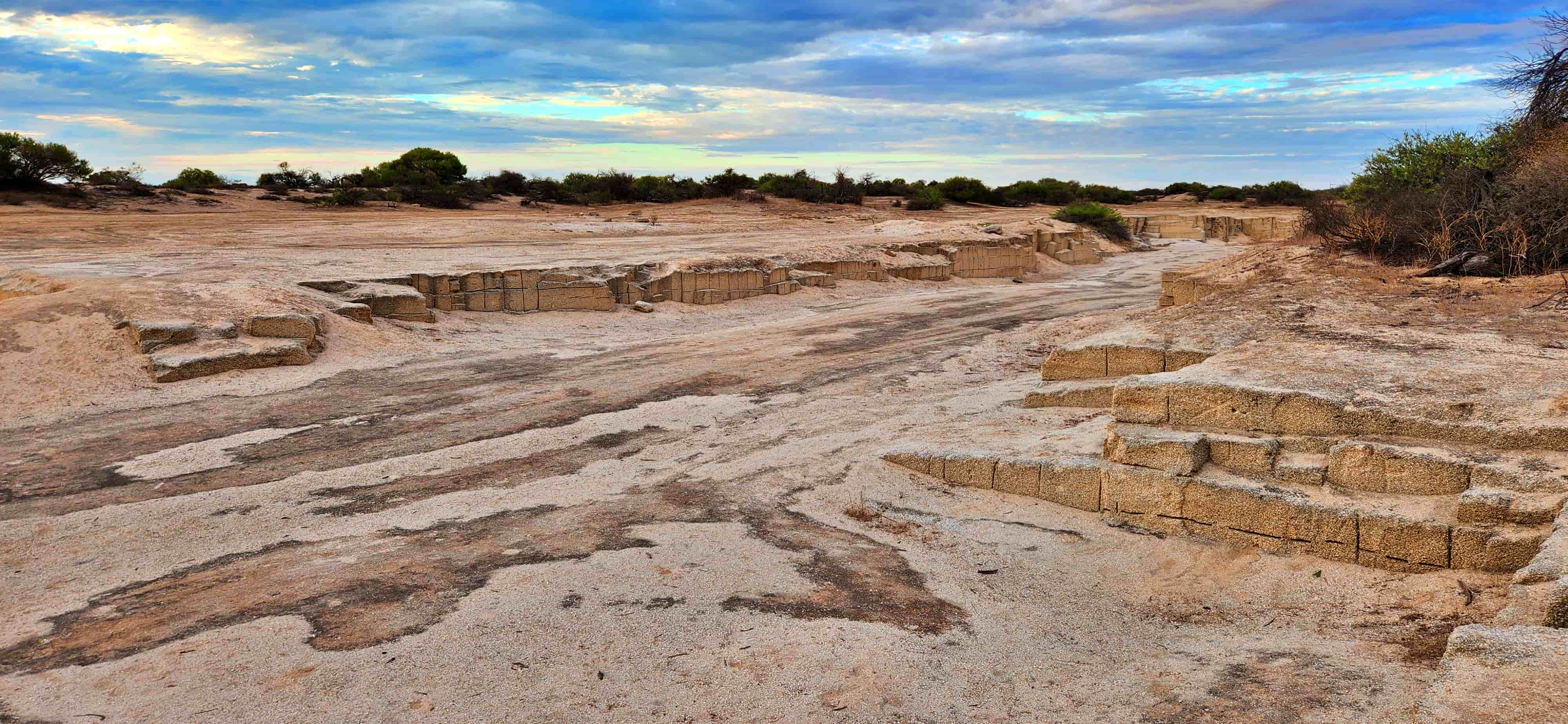 Old Shell Quarry, Hamelin Pool, Shark Bay, WA