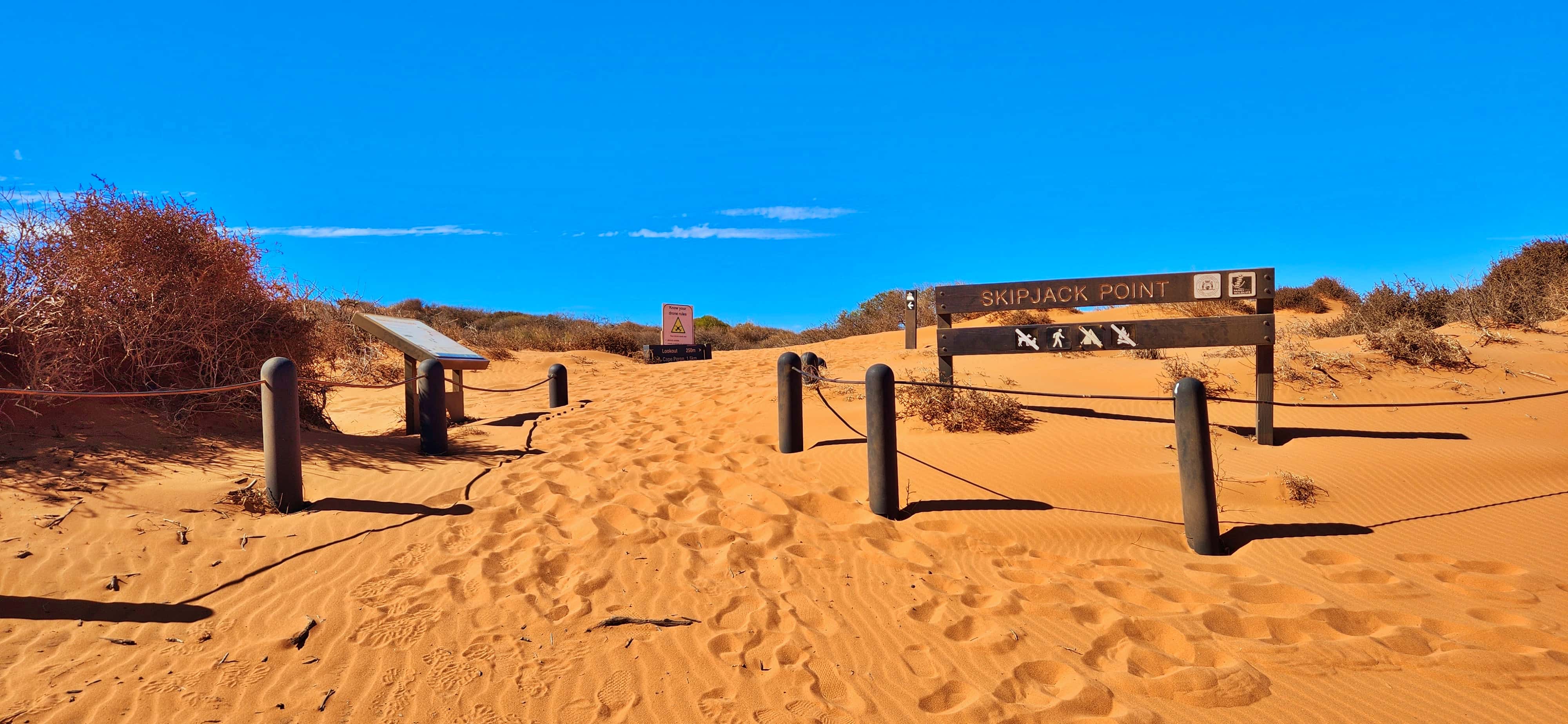 Skipjack Point Entrance, Francois Peron National Park, Denham WA