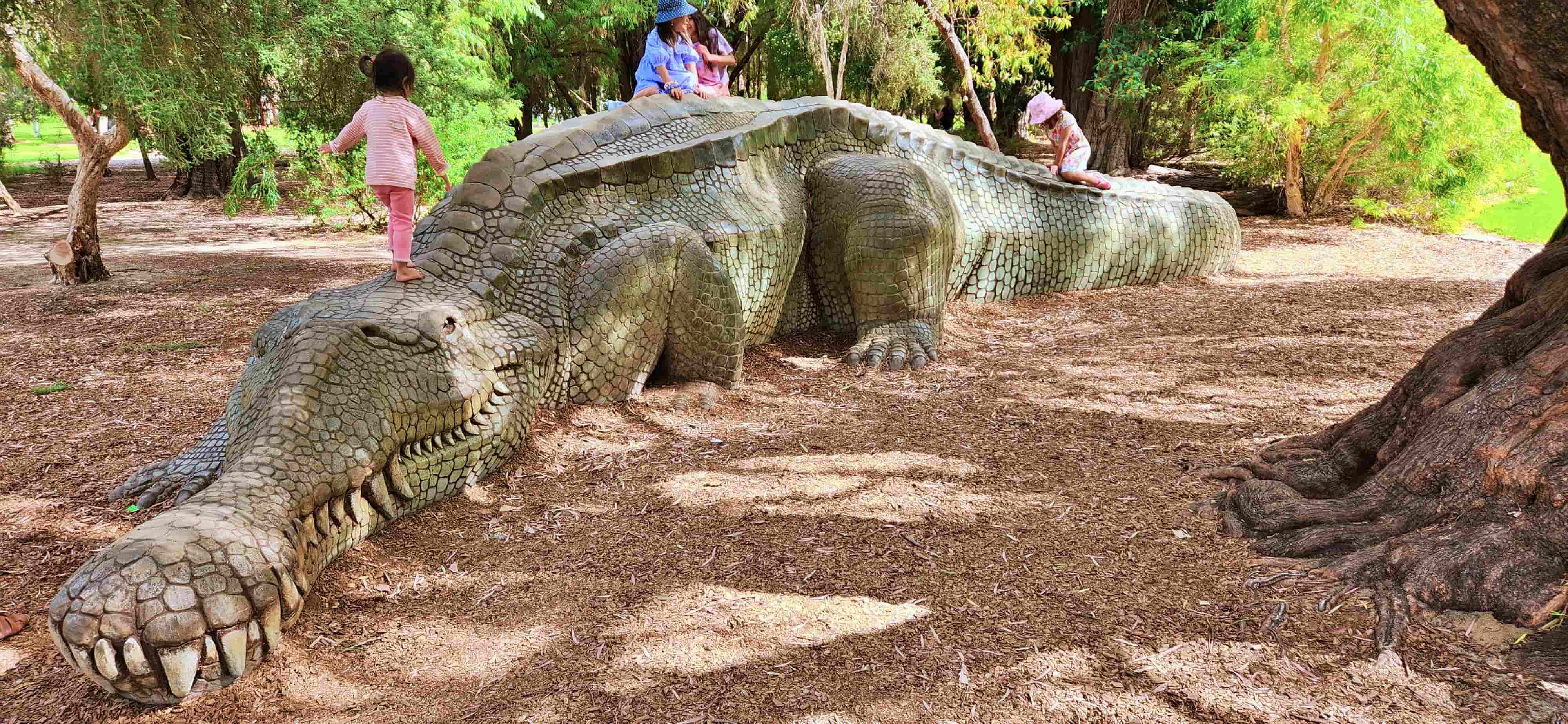 The Big Mega Fauna sculptures in Kings Park, Perth