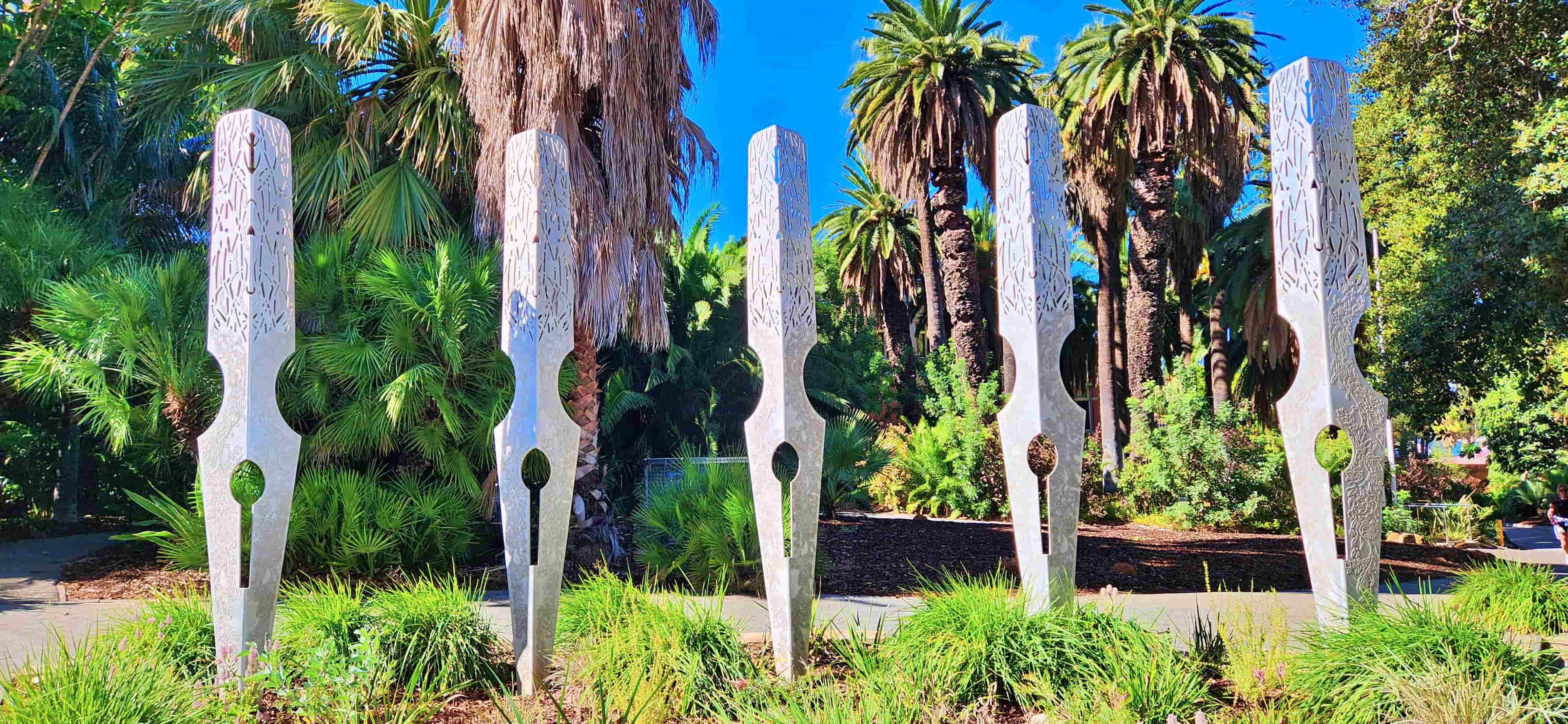 The BIG Pen Nibs, Stirling Gardens near The Bell Tower