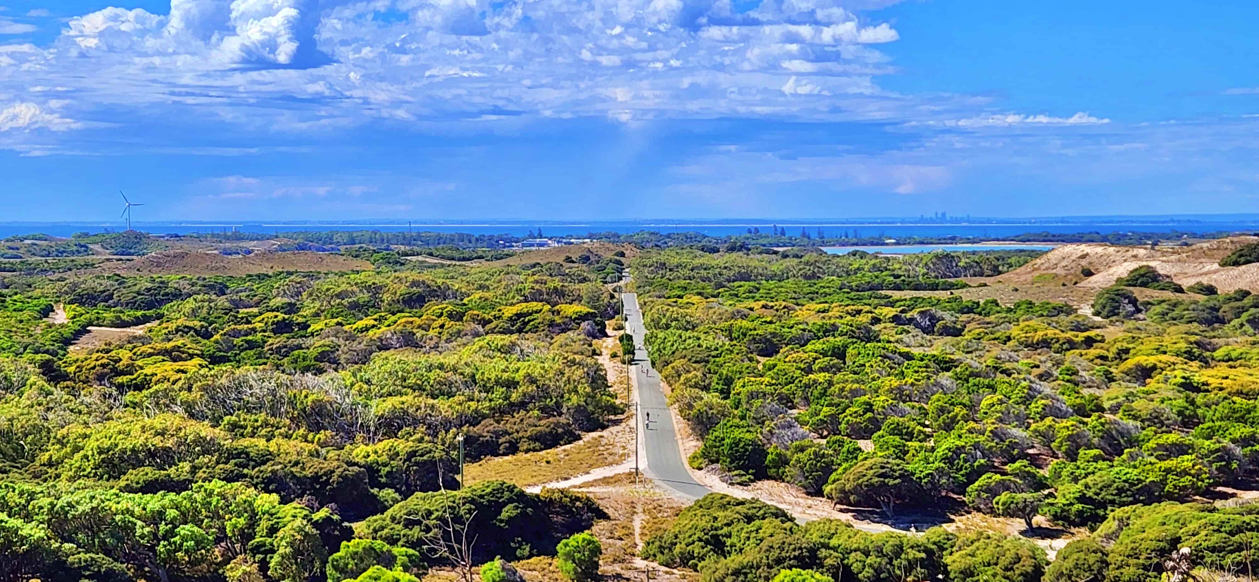 Views from Wadjemup Lighthouse, Rottnest Island
