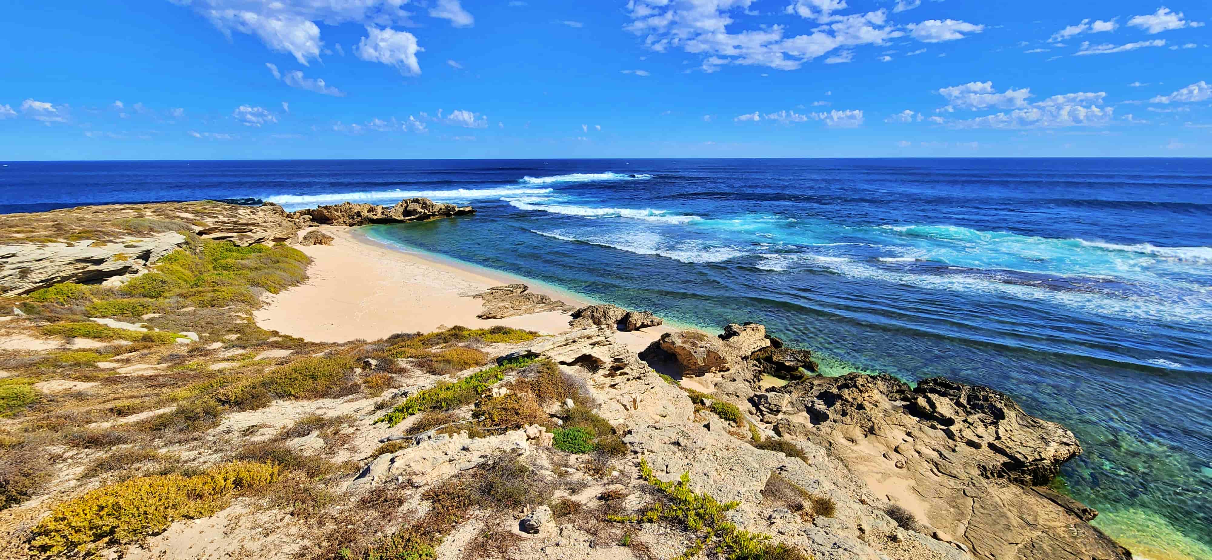Indian Ocean views from Cape Vlamingh Viewing Platform, Rottnest Island