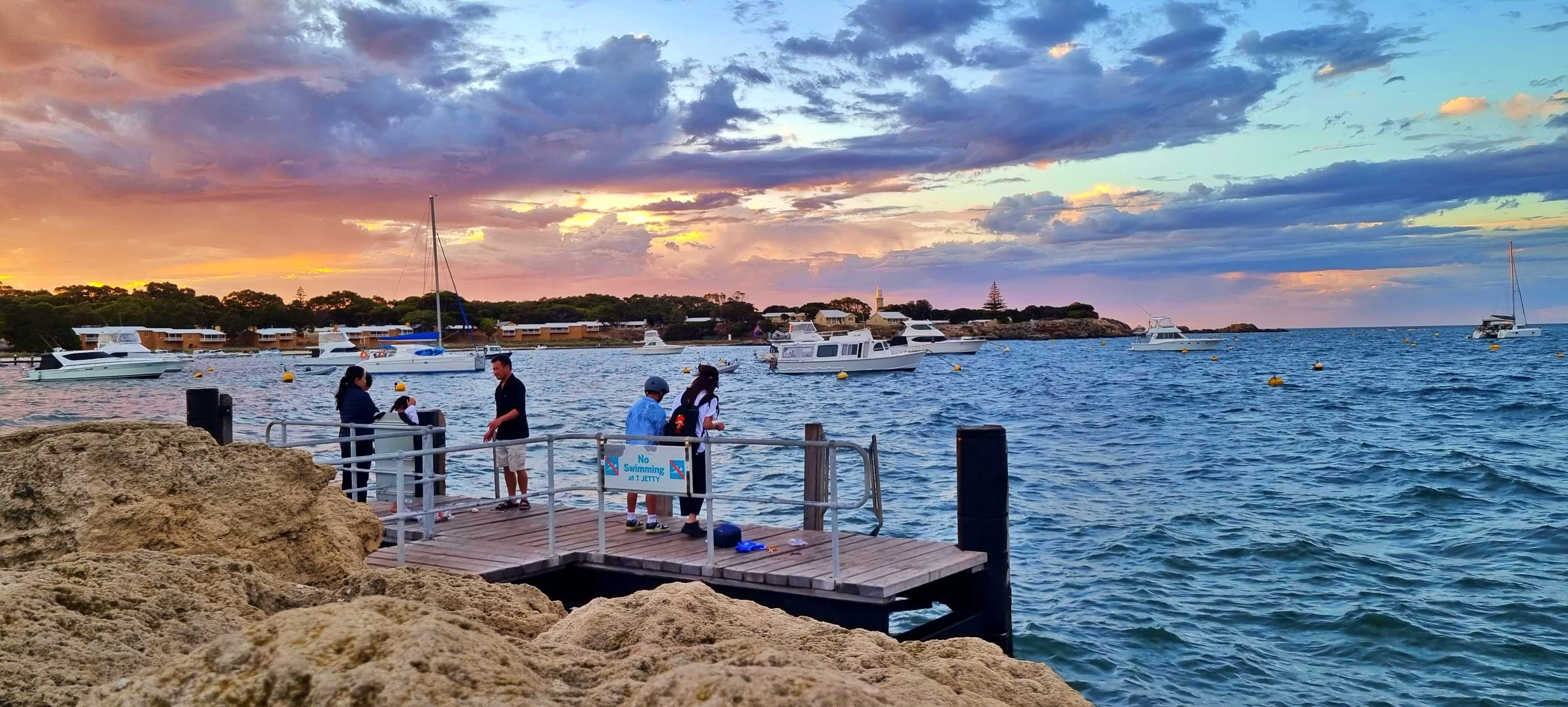 Rottnest Island Jetty at Sunset