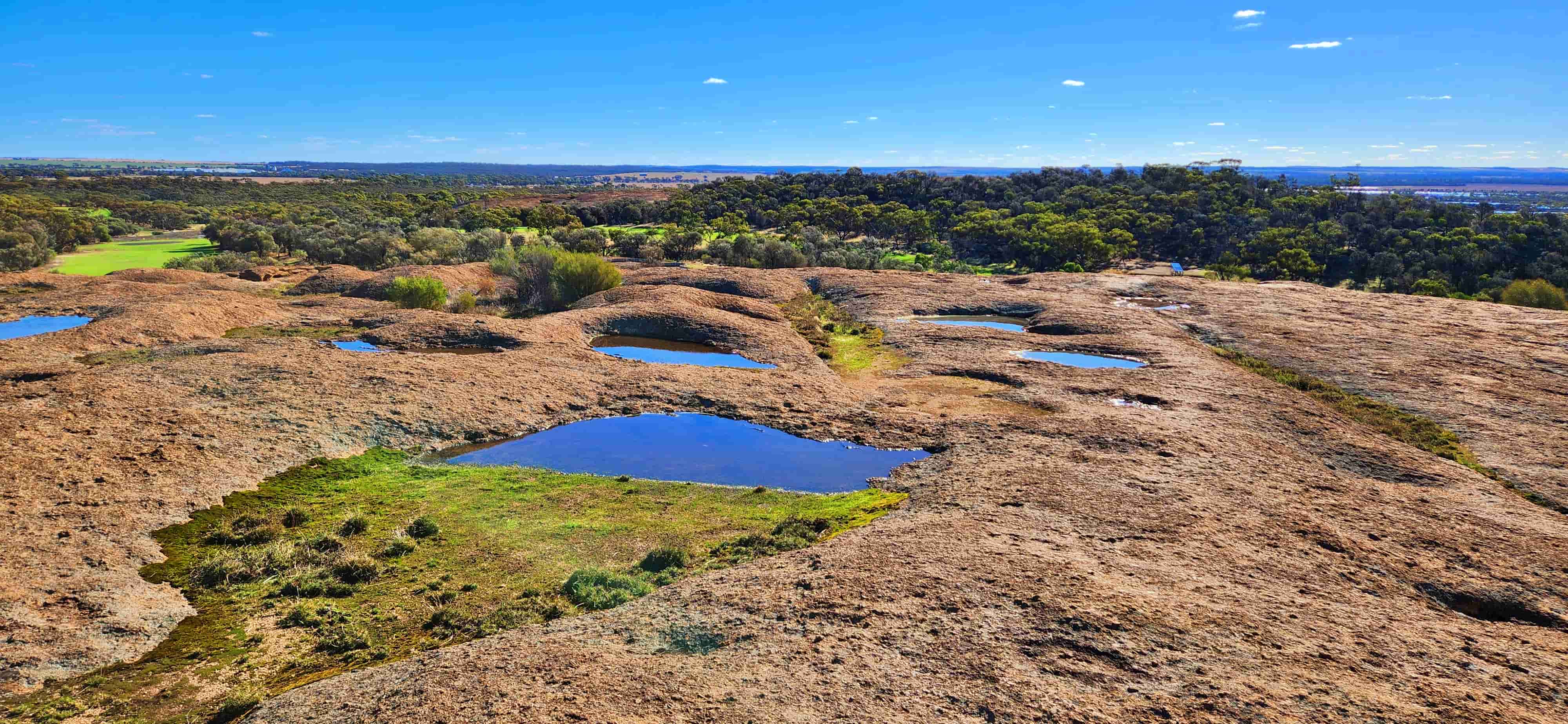 Waterholes at Hyden Rock, Wave Rock, WA