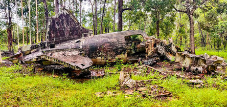 DC-3 WWII plane wreck site